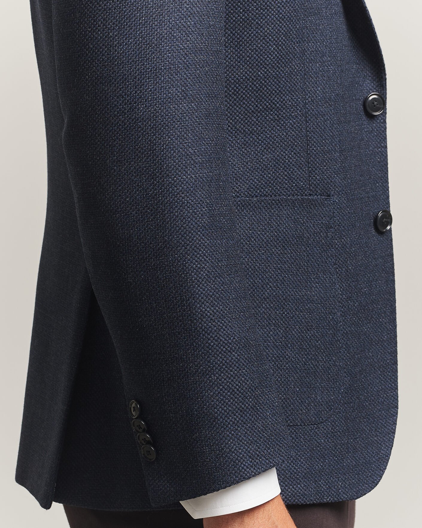 Herre | Blazere & jakker | BOSS BLACK | Hutson Wool Patch Pocket Blazer Dark Blue