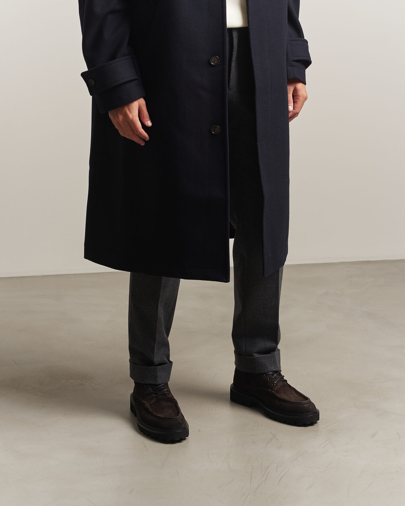 Herre | Støvler | BOSS BLACK | Julio Suede Boot Dark Brown