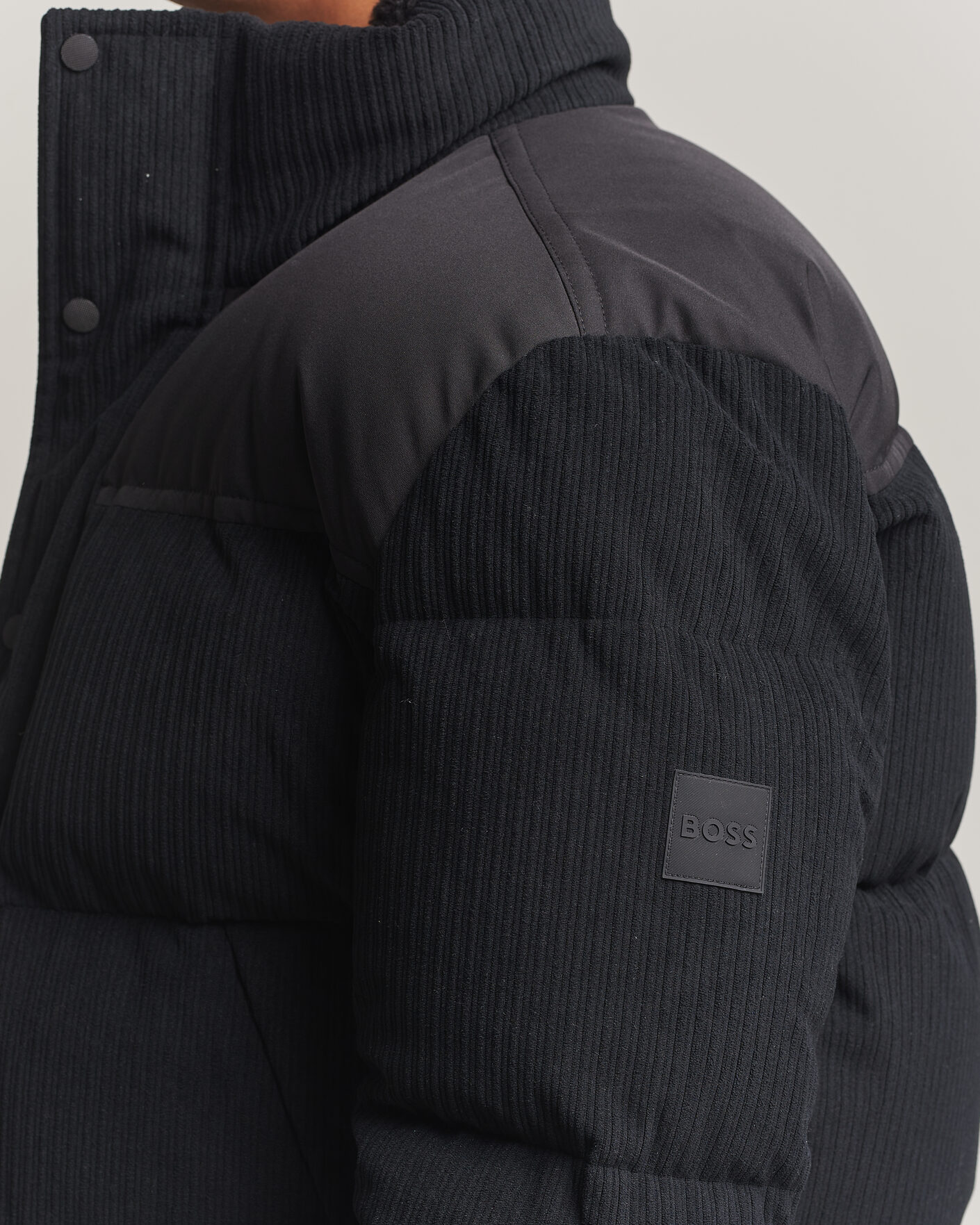 Herre | Jakker | BOSS ORANGE | Ocord Corduroy Jacket Black