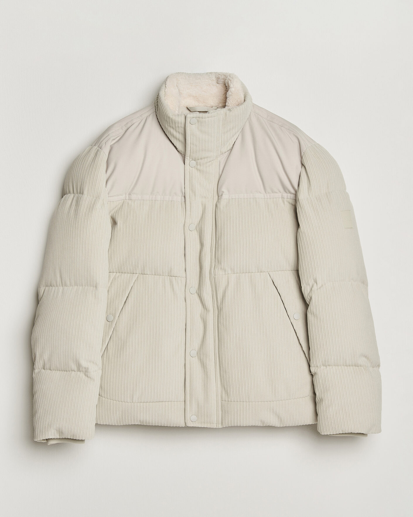 Herre | Jakker | BOSS ORANGE | Ocord Corduroy Jacket Light Beige