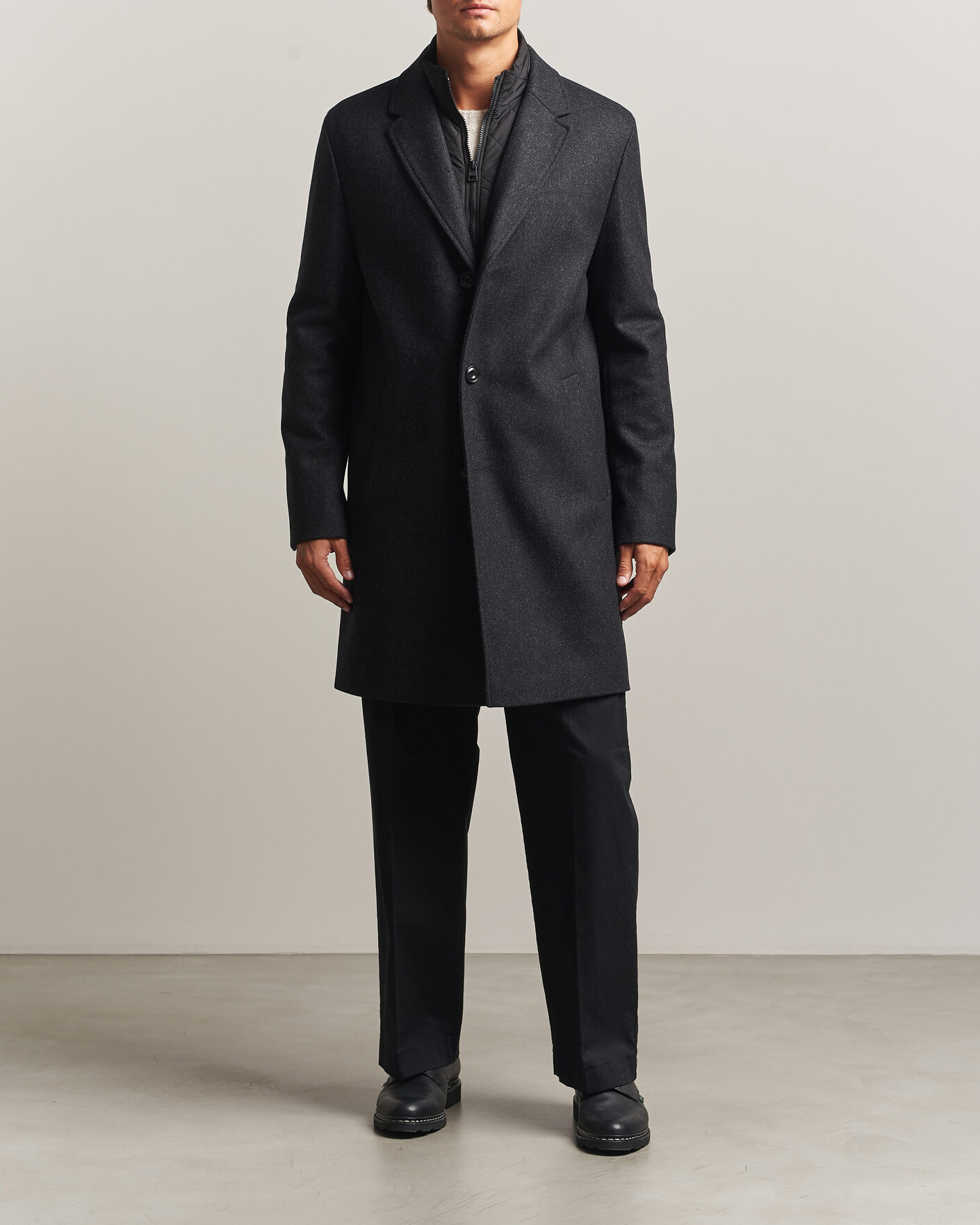 Herre | Jakker | HUGO | Milogan Bib Coat Black