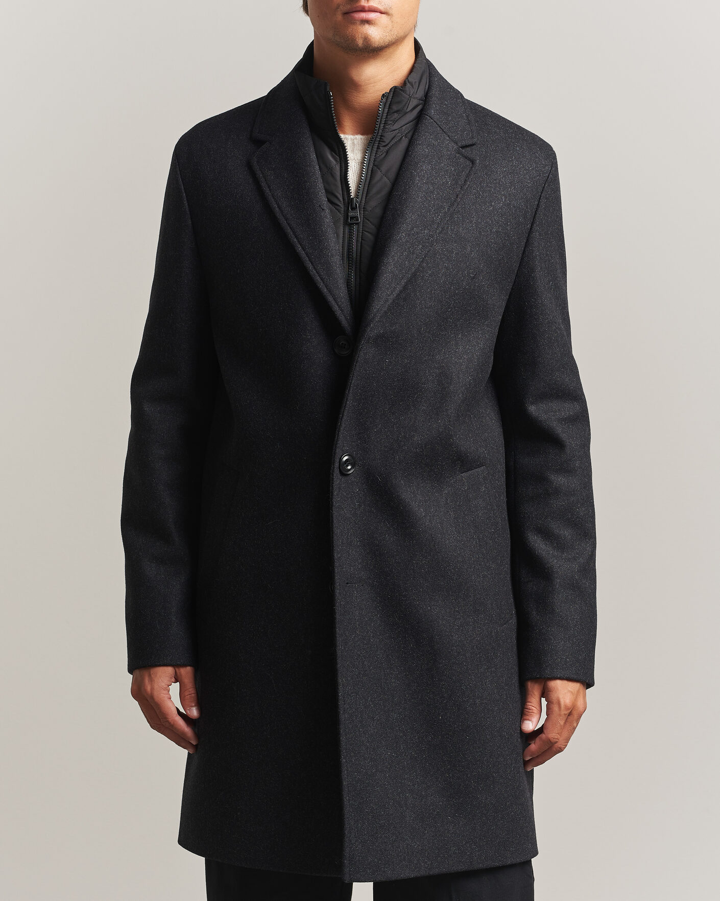 Herre | Jakker | HUGO | Milogan Bib Coat Black