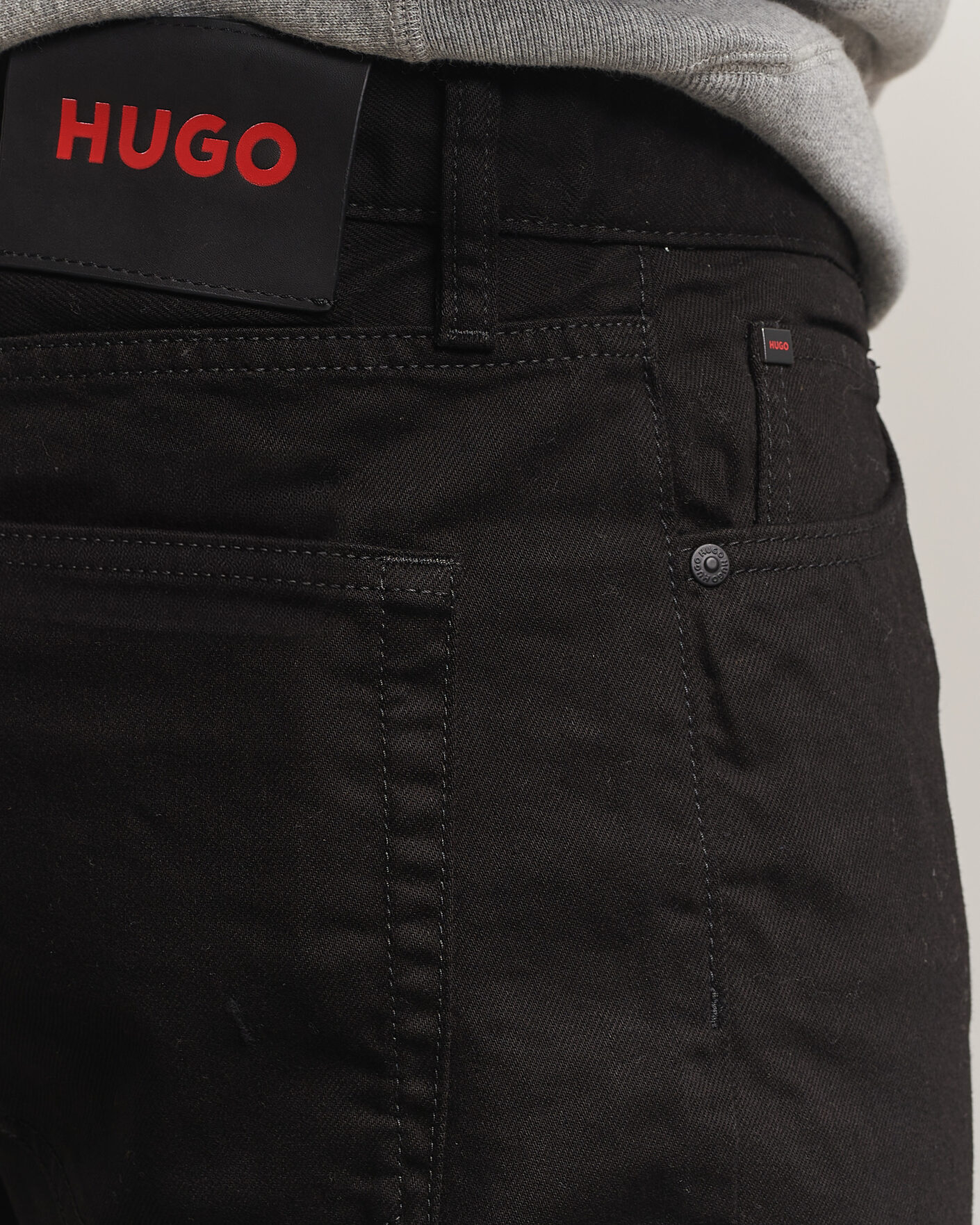 Herre | Jeans | HUGO | 840 Regular Fit Jeans Black