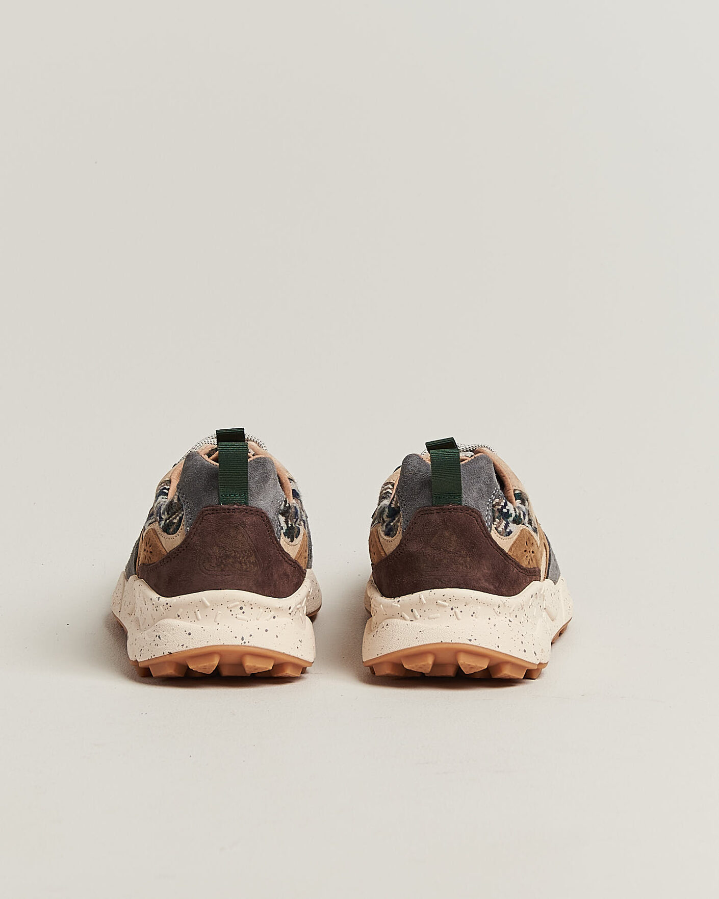 Herre | Sneakers | Flower Mountain | Yamano 3 Suede/Houndstooth Sneaker Multi