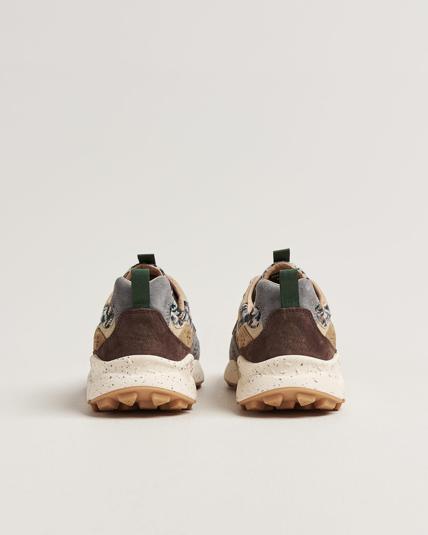 Herre | Sneakers | Flower Mountain | Yamano 3 Suede/Houndstooth Sneaker Multi