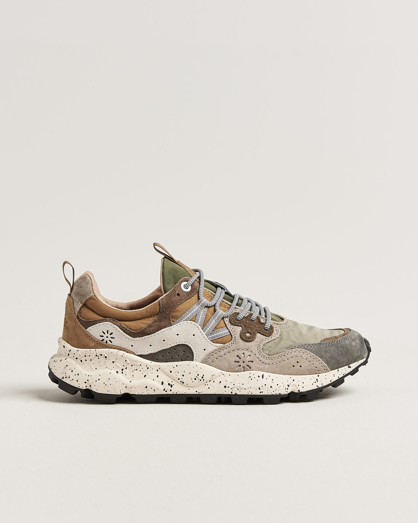 Herre | Sneakers | Flower Mountain | Yamano 3 Suede/Nylon Sneaker Grey/Onion