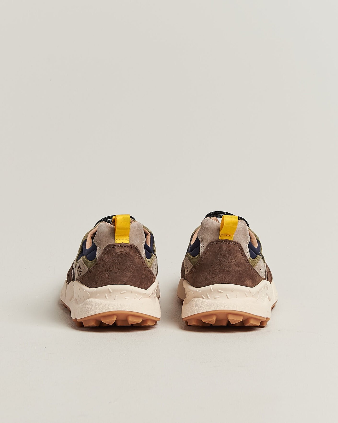 Herre | Sneakers | Flower Mountain | Yamano 3 Suede/Nylon Sneaker Dark Grey/Brown