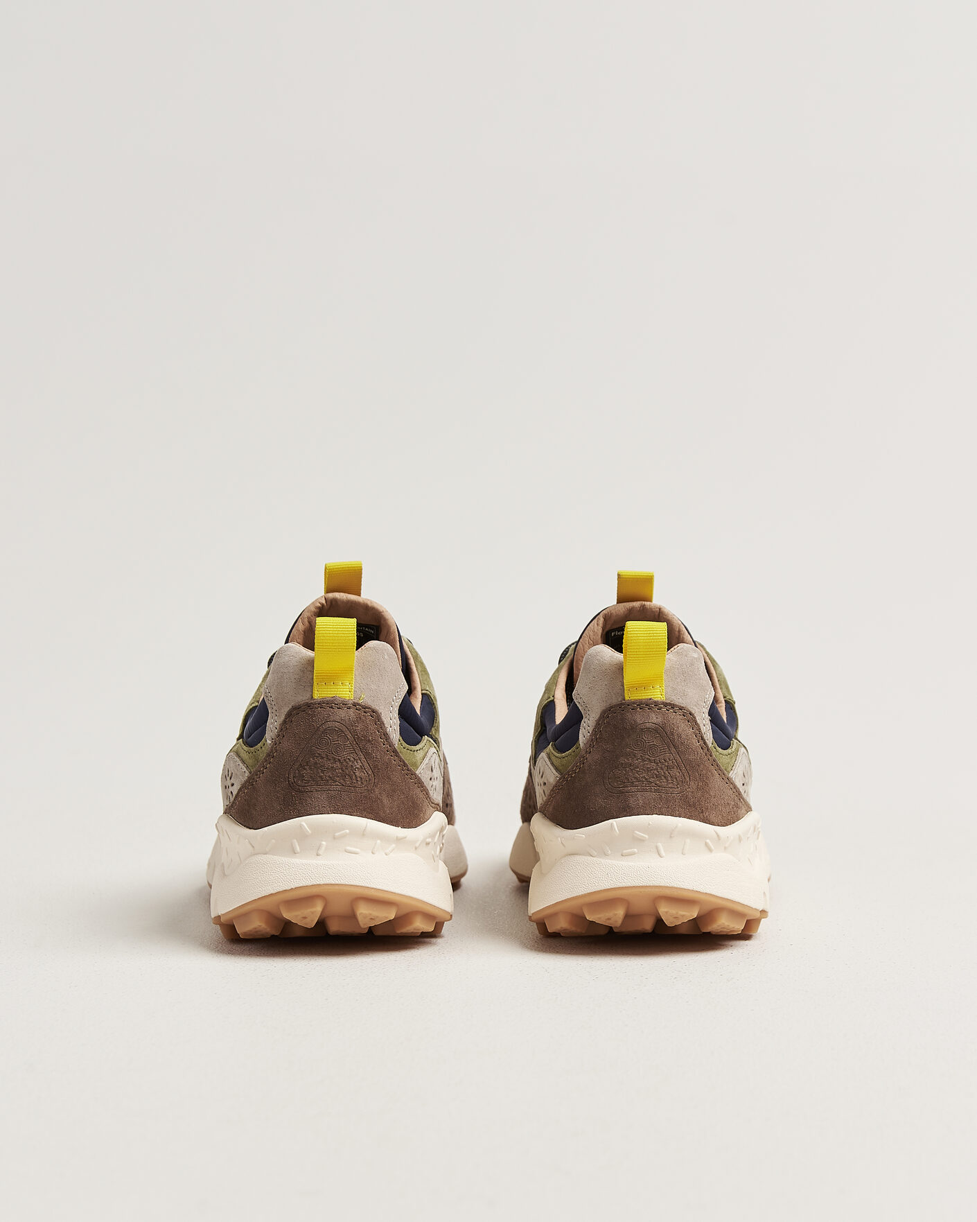 Herre | Sneakers | Flower Mountain | Yamano 3 Suede/Nylon Sneaker Dark Grey/Brown