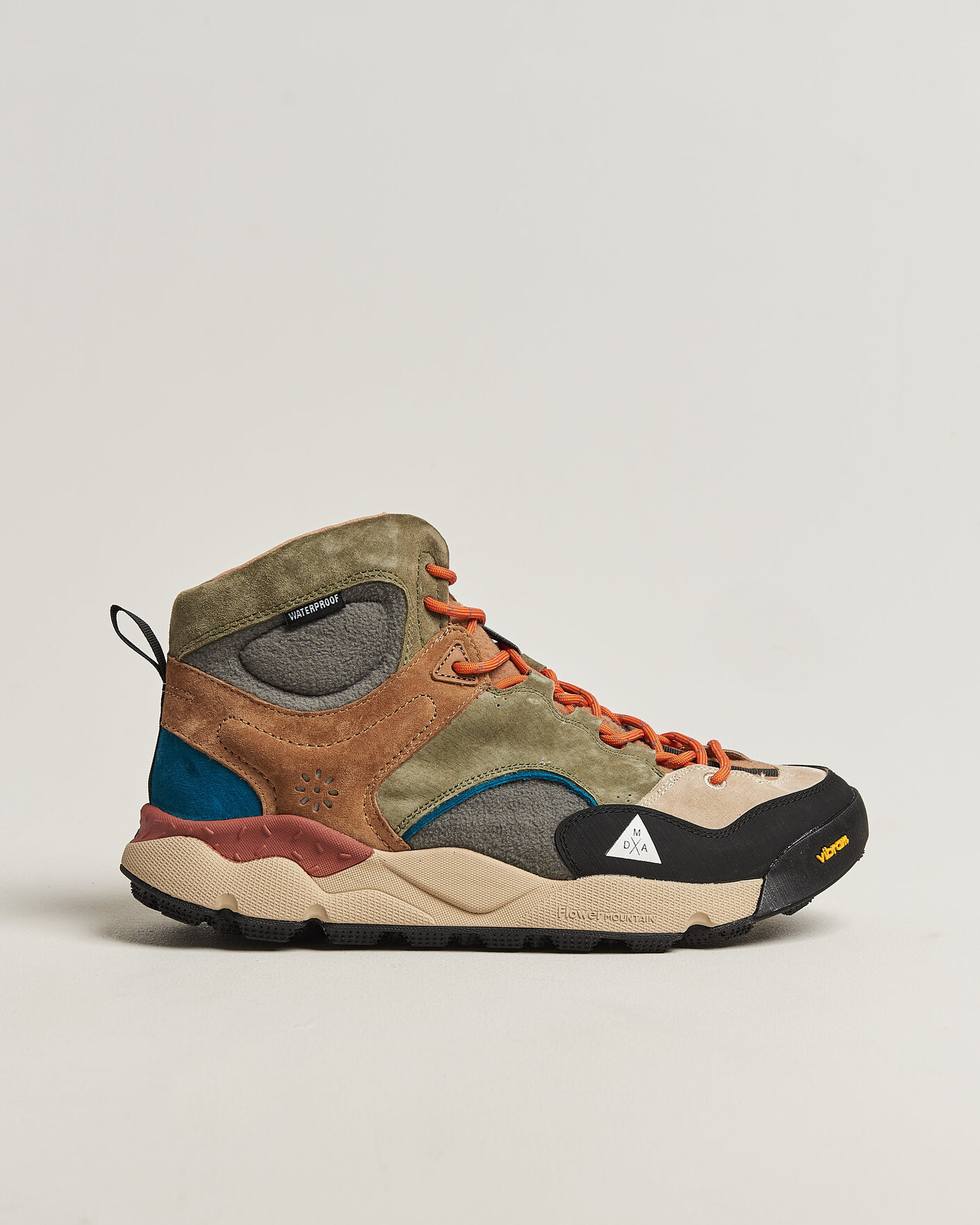 Herre | Sneakers | Flower Mountain | Back Country Mid Suede/Leather Sneaker Multi