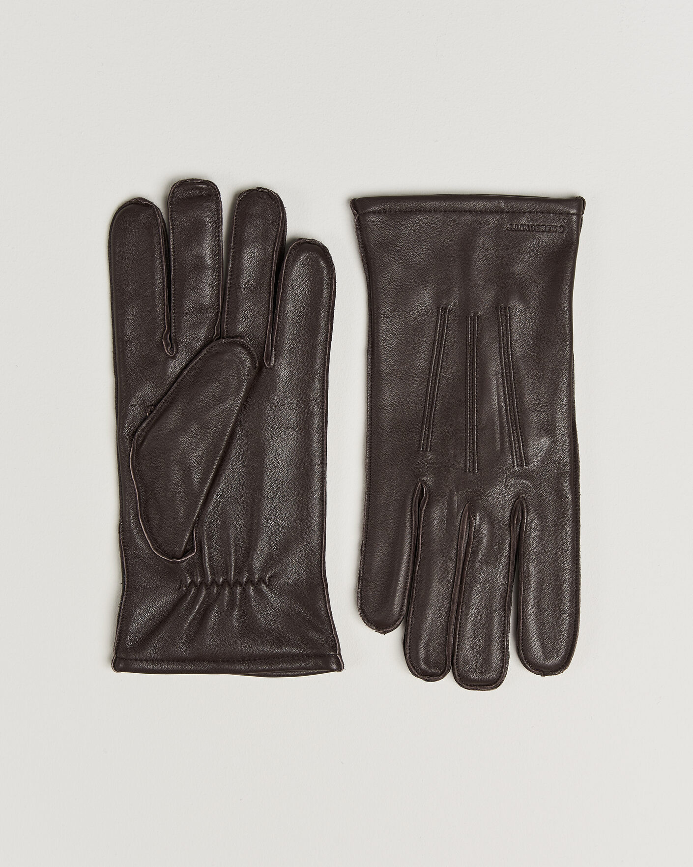 Herre | Handsker | J.Lindeberg | Milo Leather Glove Seal Brown