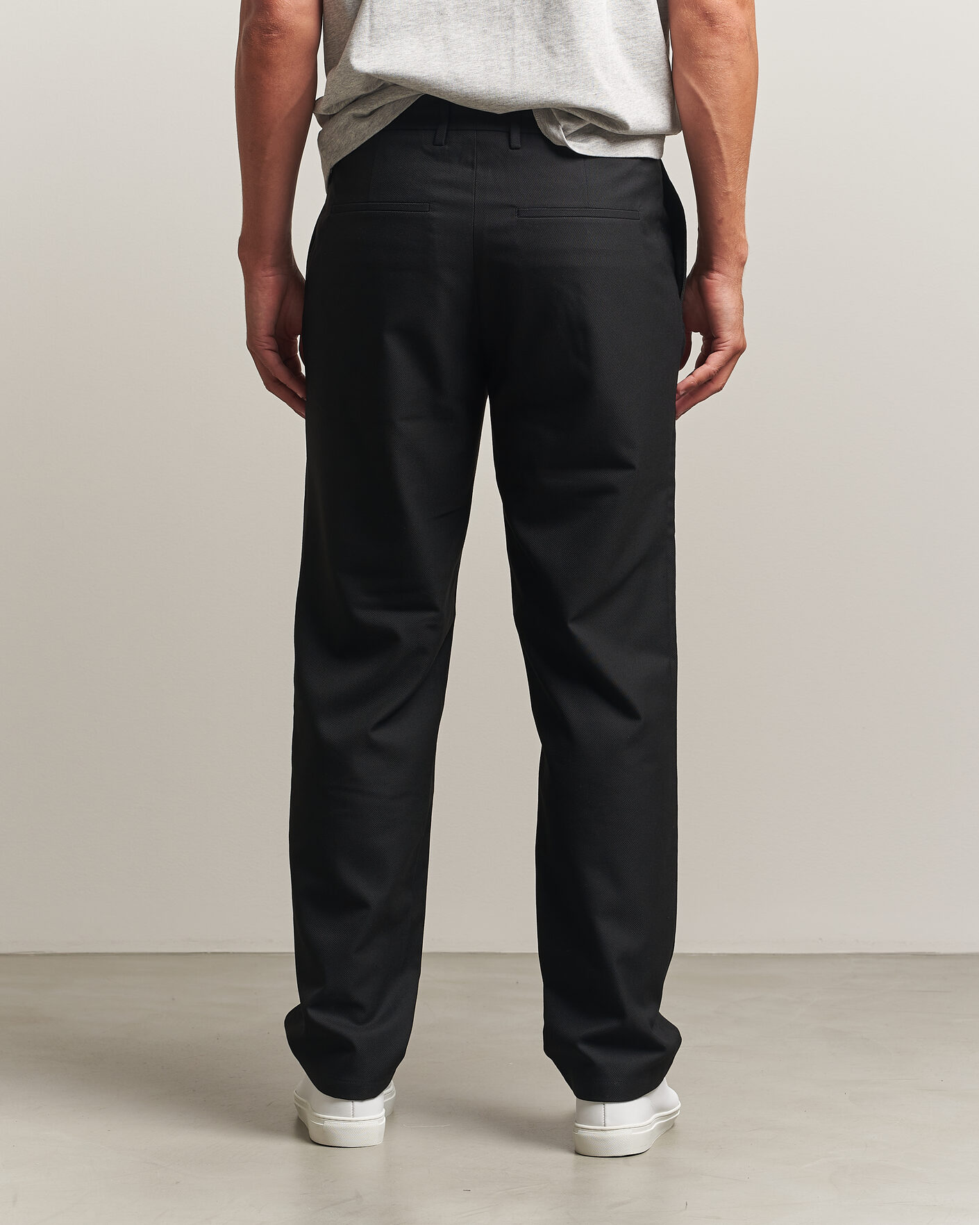 Herre | Bukser | J.Lindeberg | Logan Brushed Twill Pants Black
