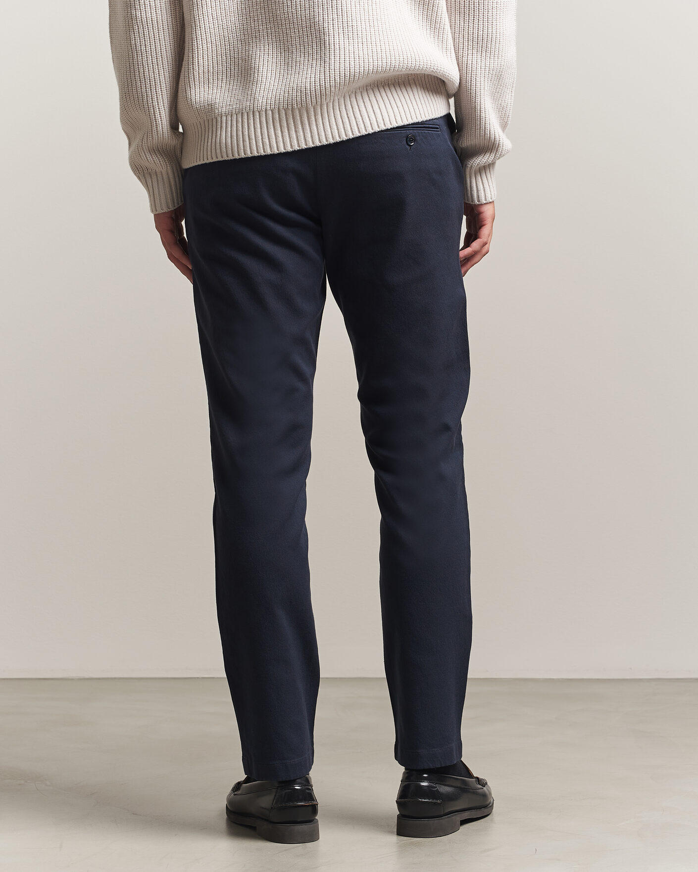 Herre | Bukser | J.Lindeberg | Chase Stretch Flannel Trousers JL Navy