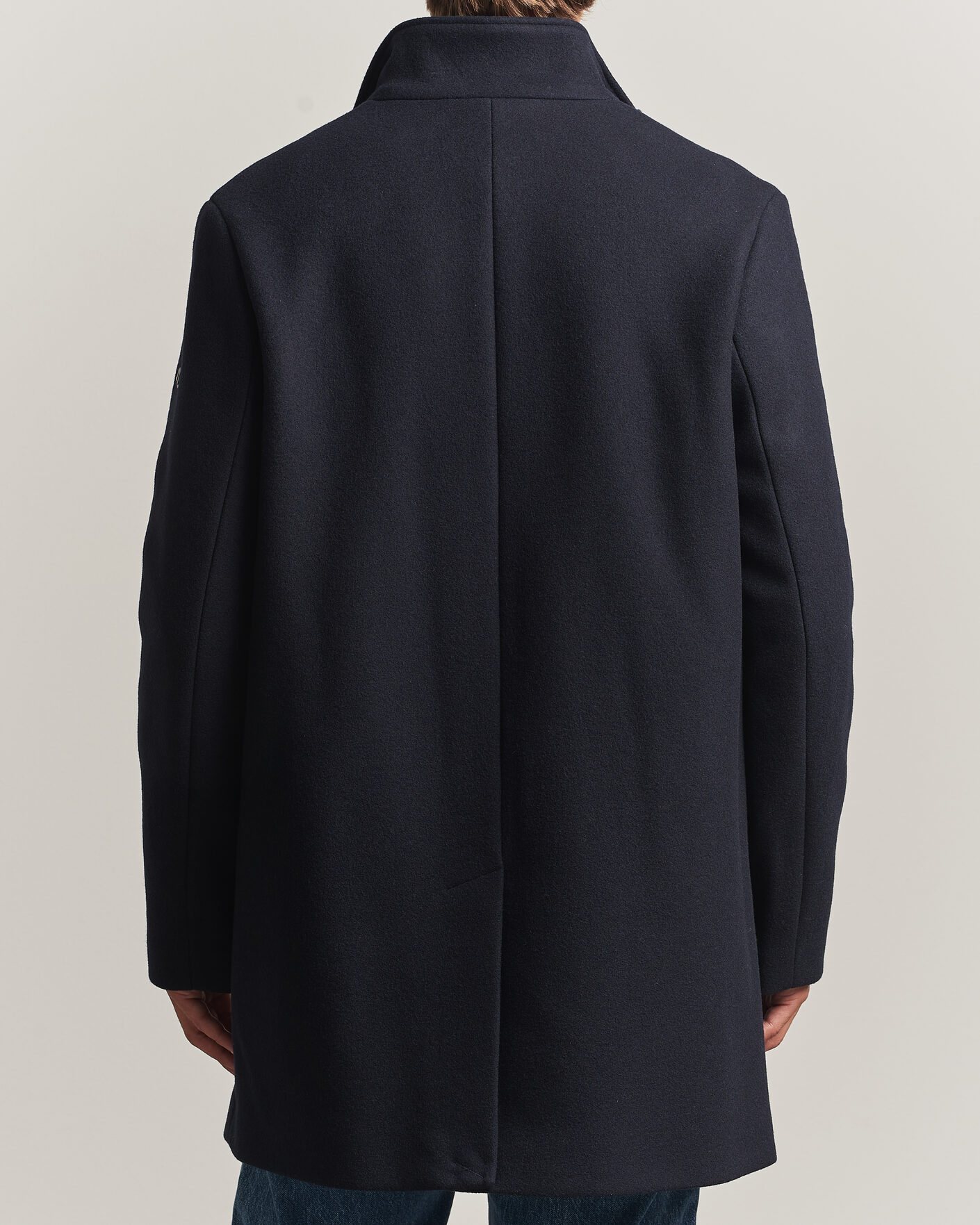Herre | Jakker | J.Lindeberg | Lexon Wool Coat JL Navy