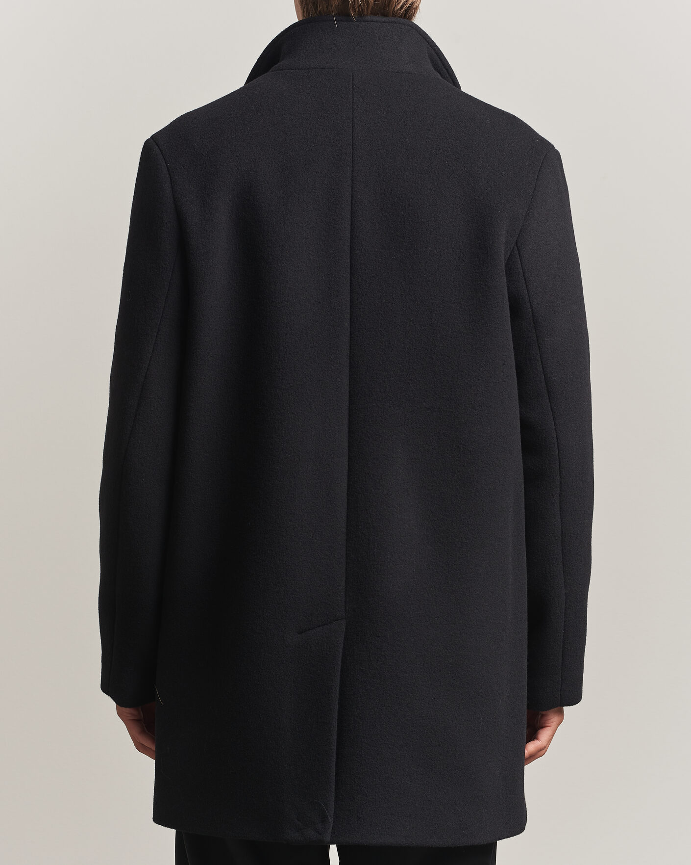 Herre | Jakker | J.Lindeberg | Lexon Wool Coat Black
