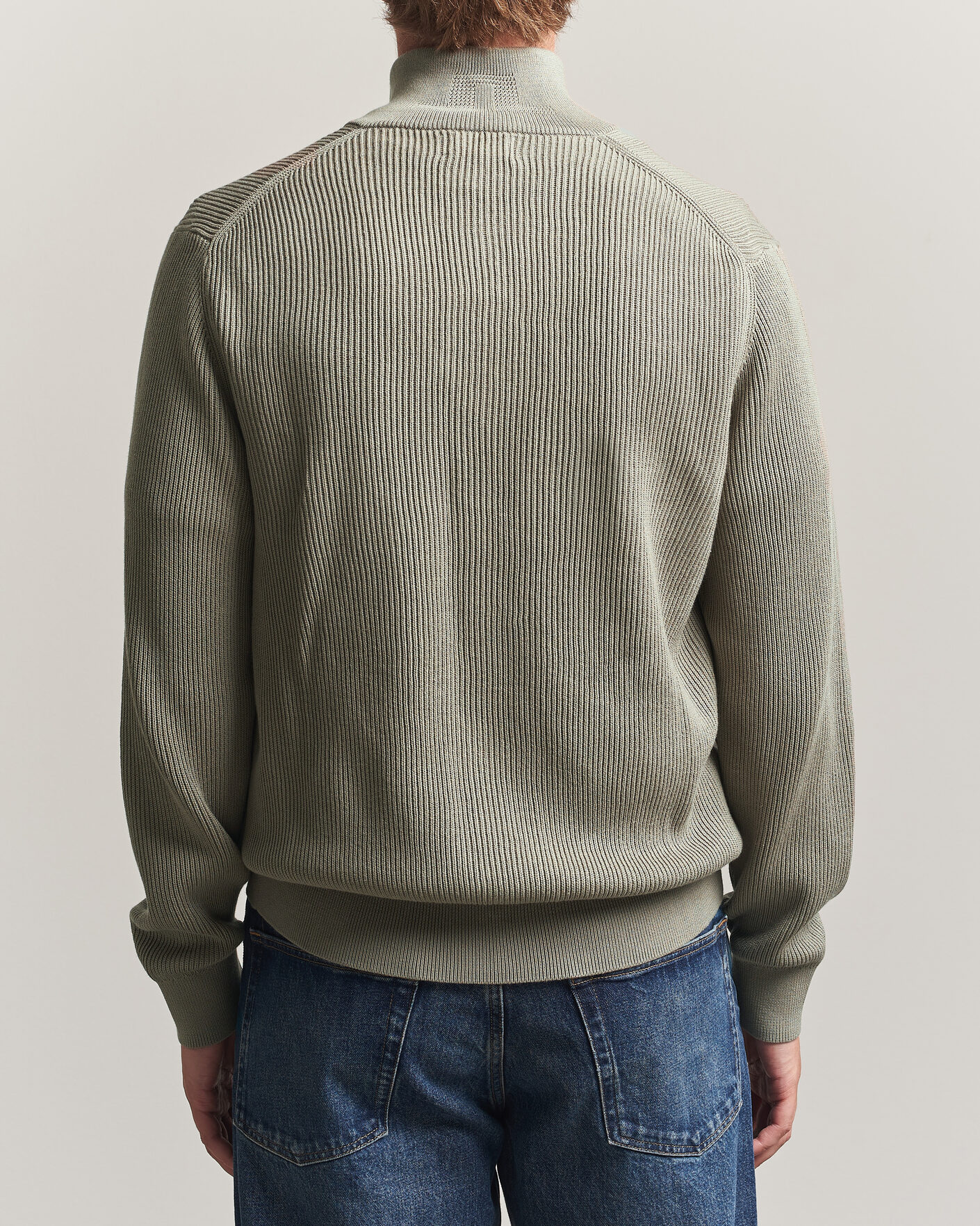 Herre | Trøjer | J.Lindeberg | Alexis Cotton Full Zip Brindle