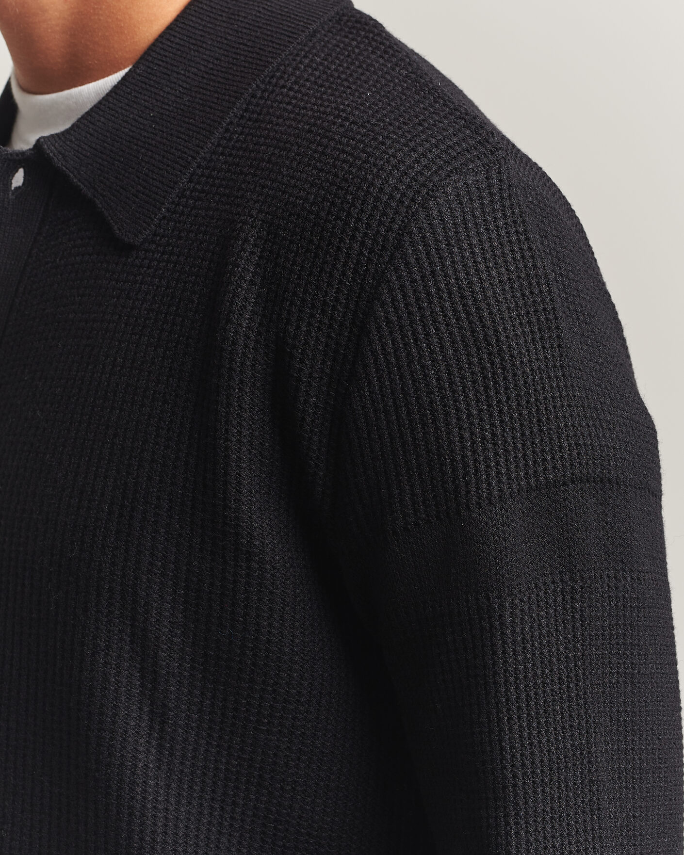 Herre | Trøjer | J.Lindeberg | Willem Knitted Cardigan Black