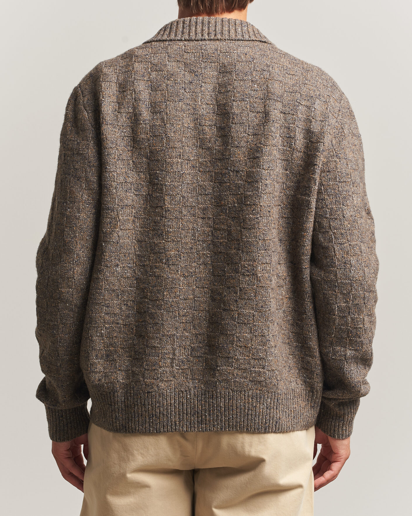 Herre | Trøjer | Forét | Area Wool Cardigan Jacket Taupe