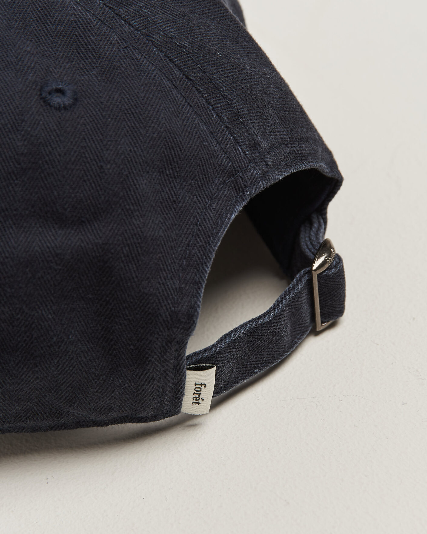 Herre | Hatte & kasketter | Forét | Bird Washed Herringbone Cap Navy