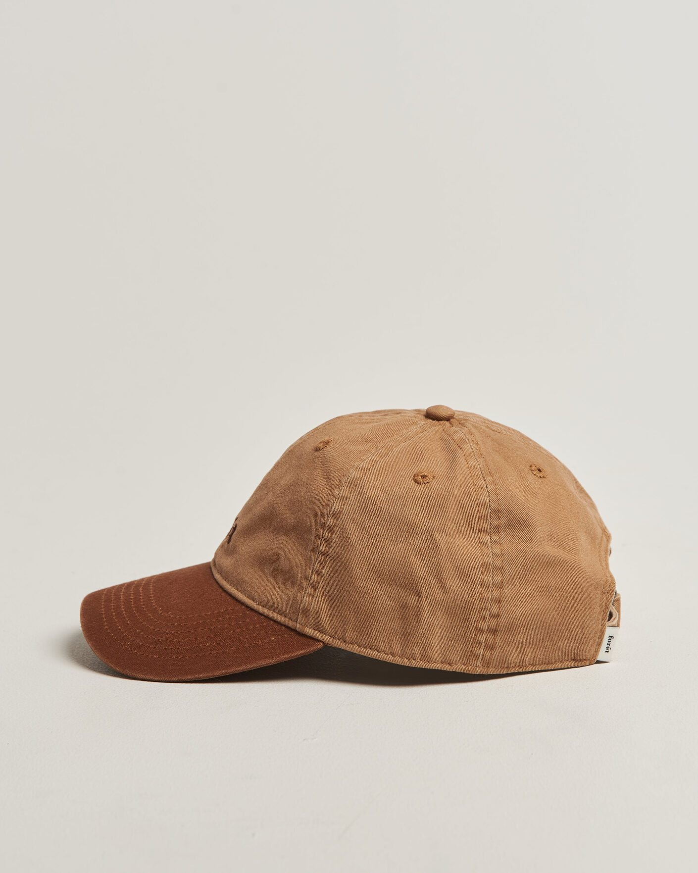 Herre | Hatte & kasketter | Forét | Hawk Washed 2-Tone Cap Khaki/Brown