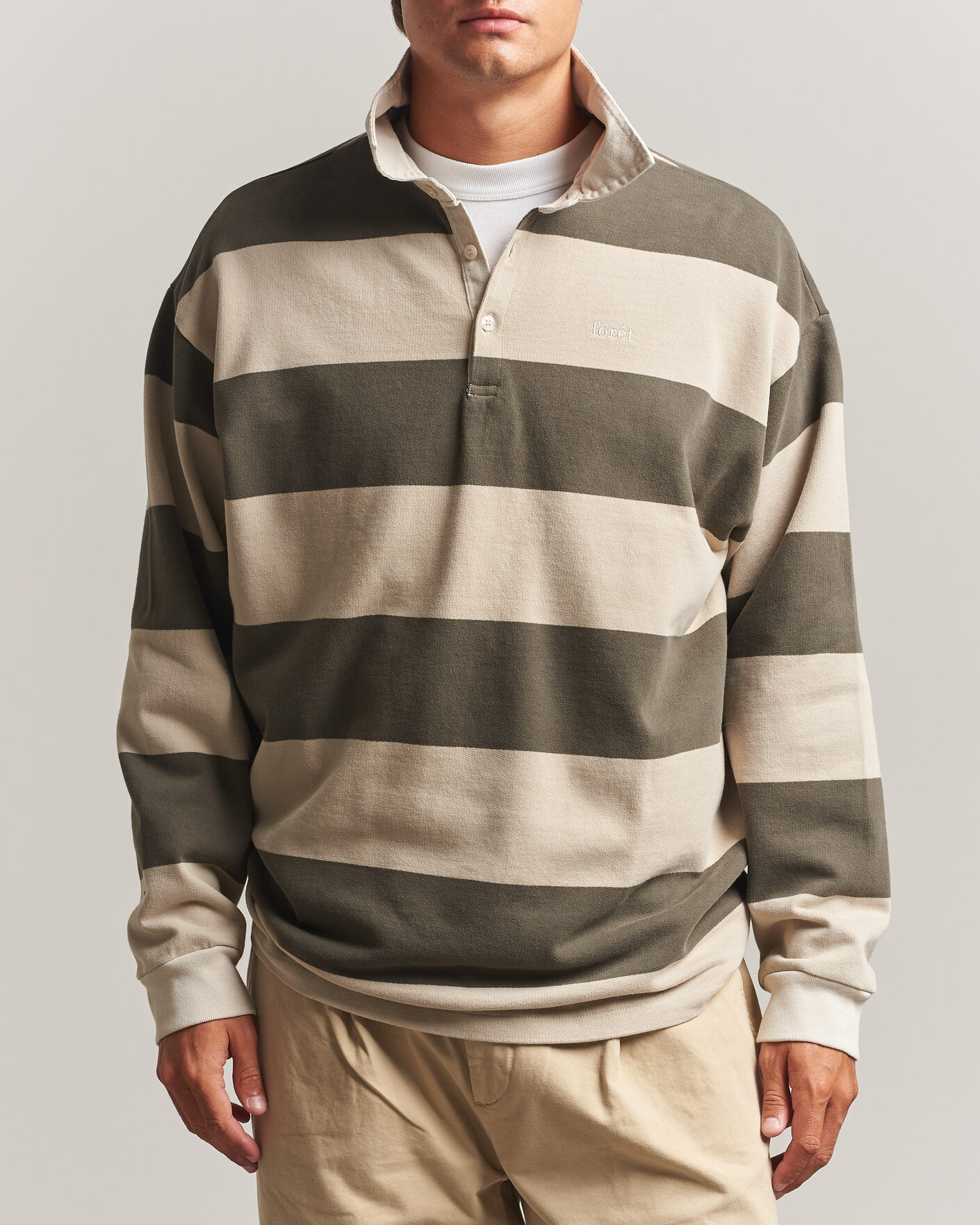 Herre | Trøjer | Forét | Match Rugby Sweatshirt Wood Stripe