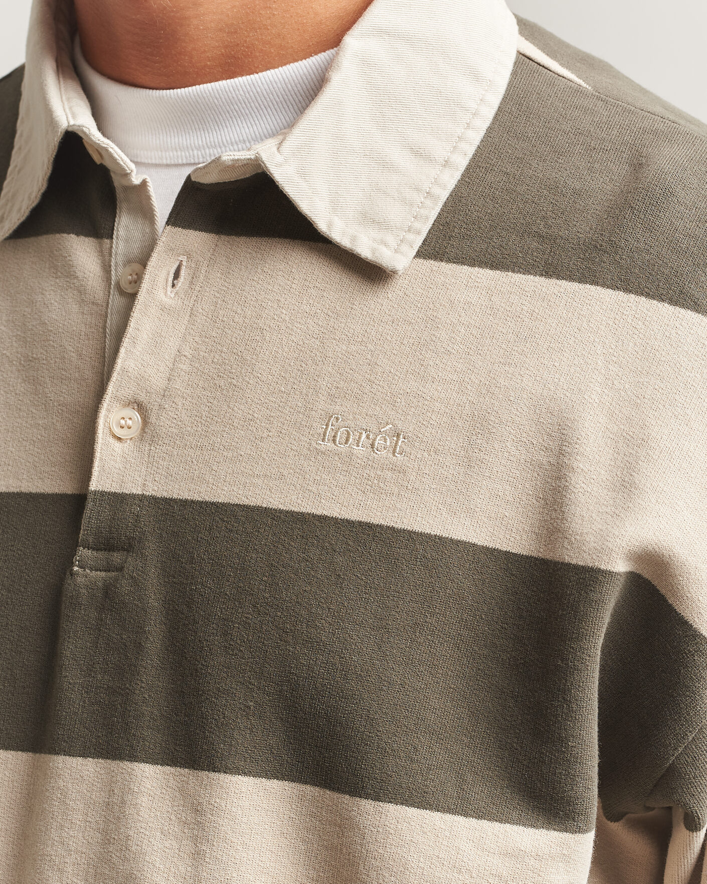 Herre | Trøjer | Forét | Match Rugby Sweatshirt Wood Stripe