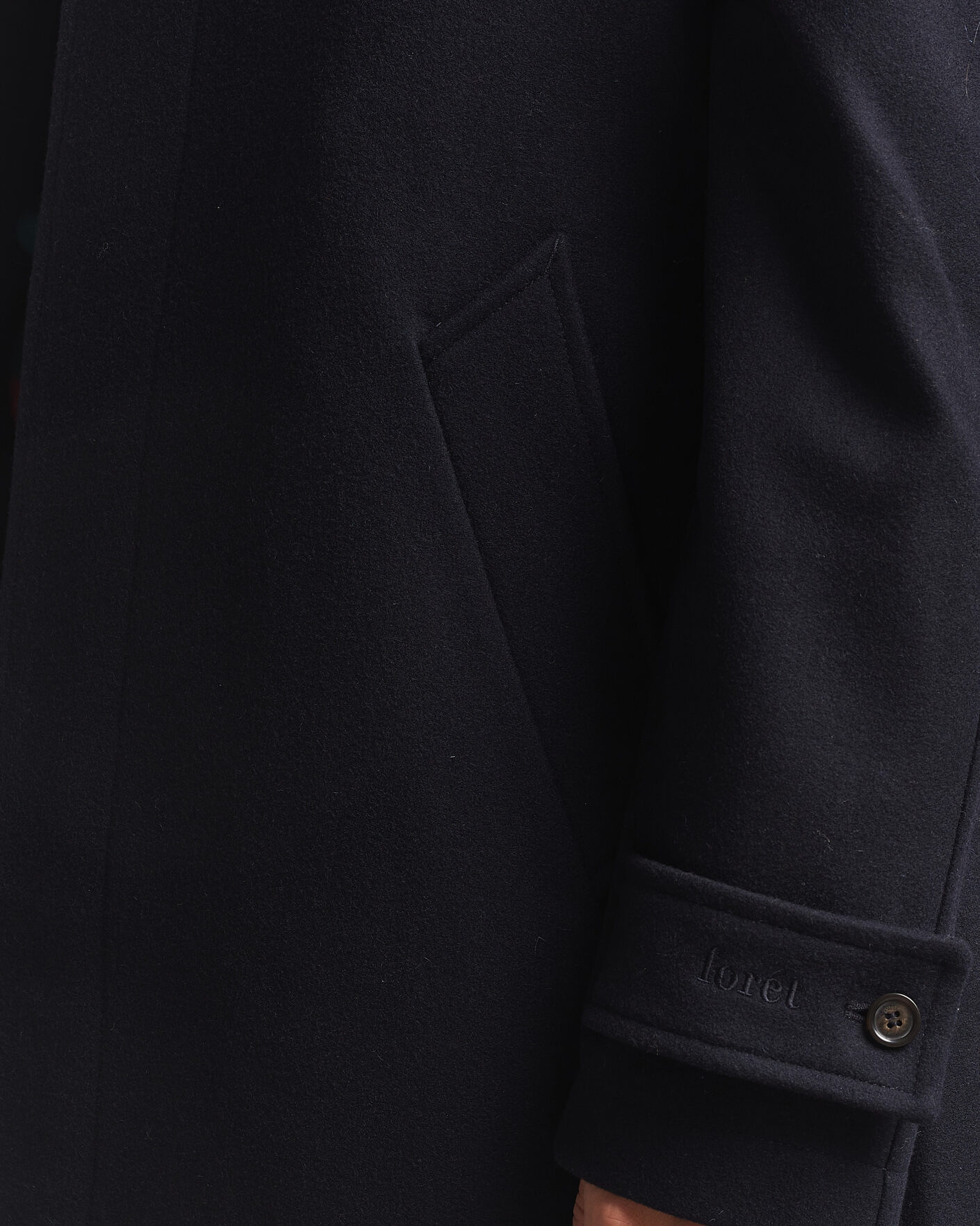 Herre | Jakker | Forét | Pine Wool Coat Navy