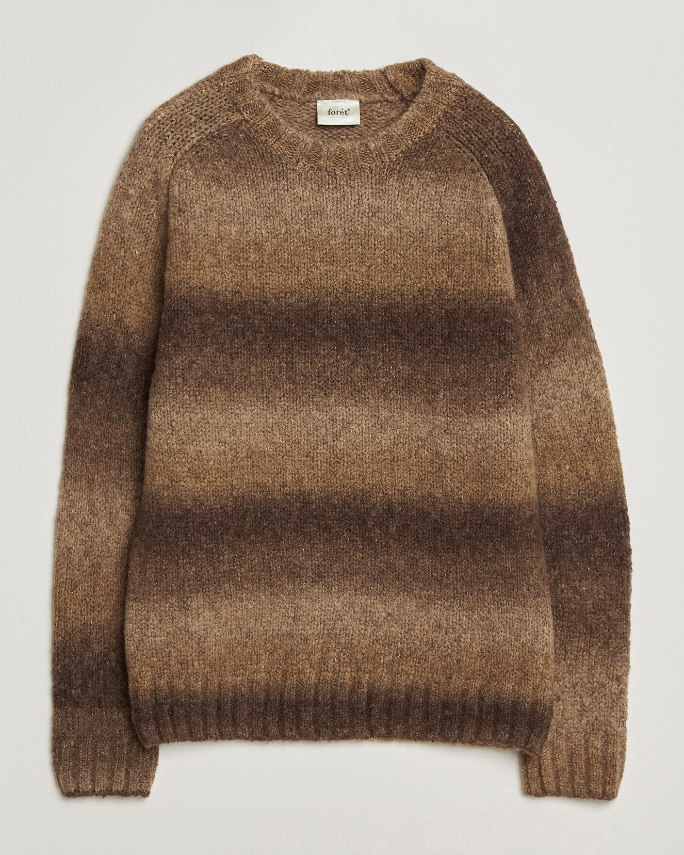 Herre | Trøjer | Forét | Space Yarn Crew Neck Brown