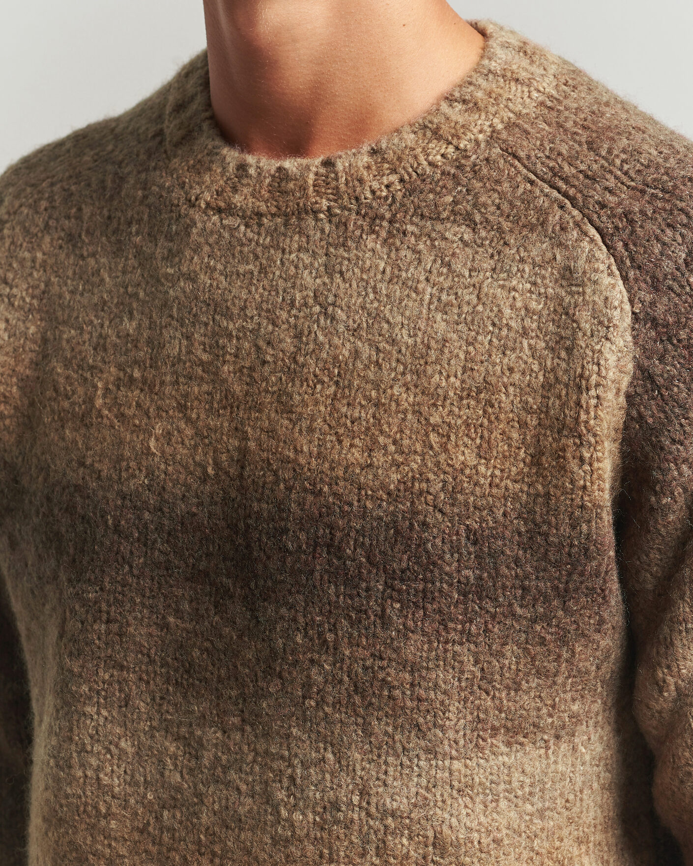 Herre | Trøjer | Forét | Space Yarn Crew Neck Brown