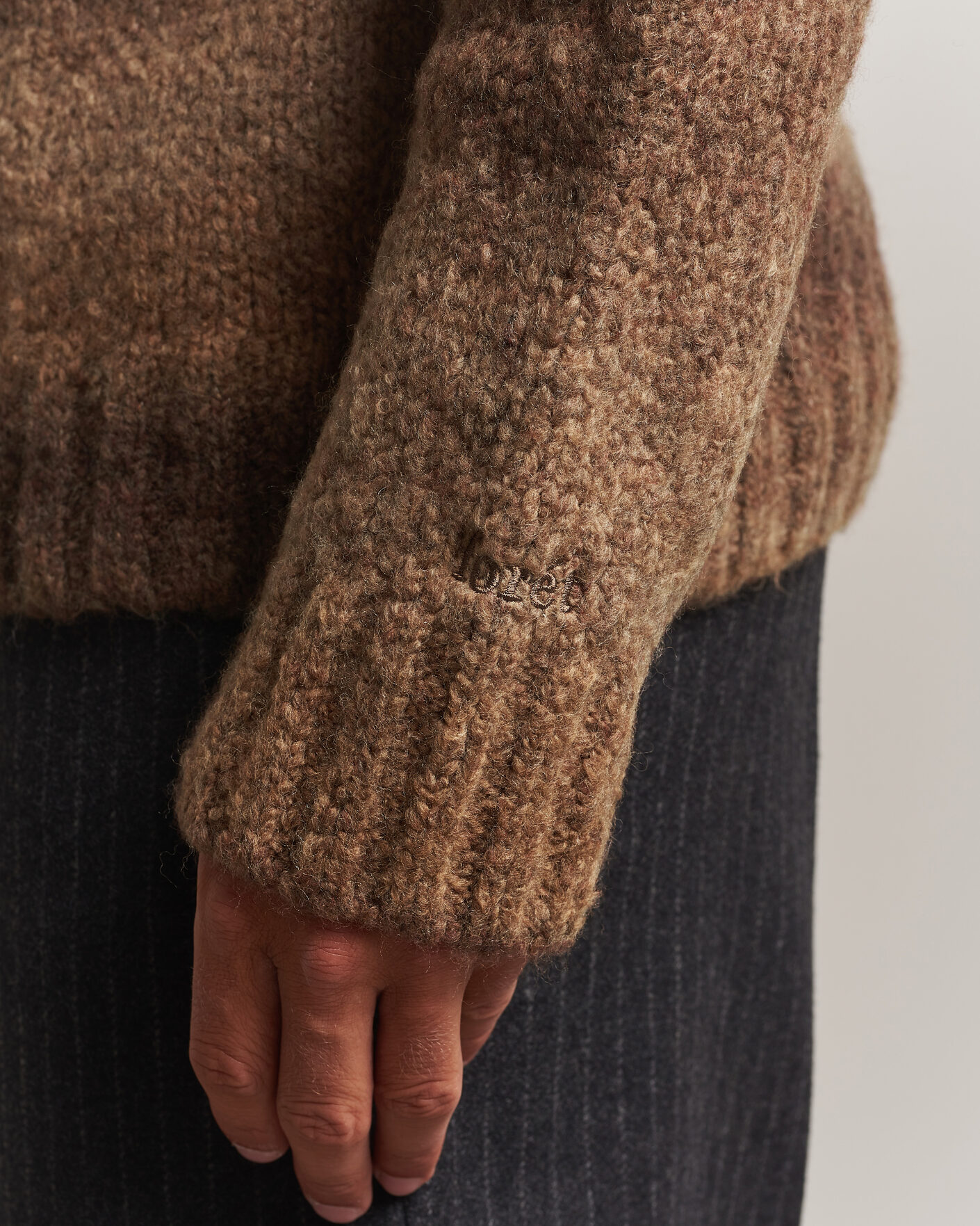 Herre | Trøjer | Forét | Space Yarn Crew Neck Brown