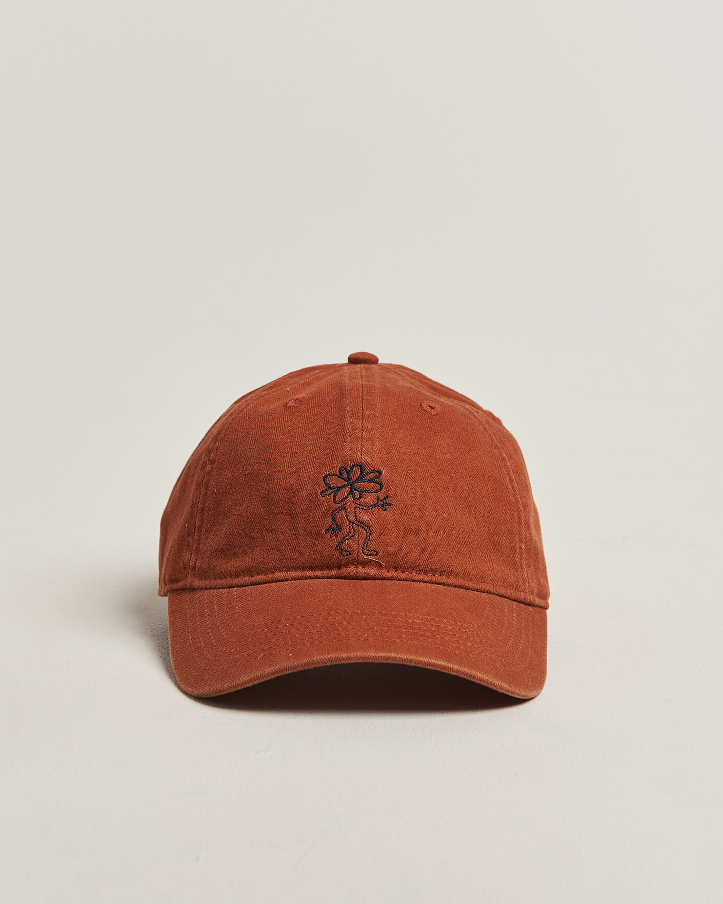 Herre | Hatte & kasketter | Forét | Tree Washed Herringbone Cap Brown