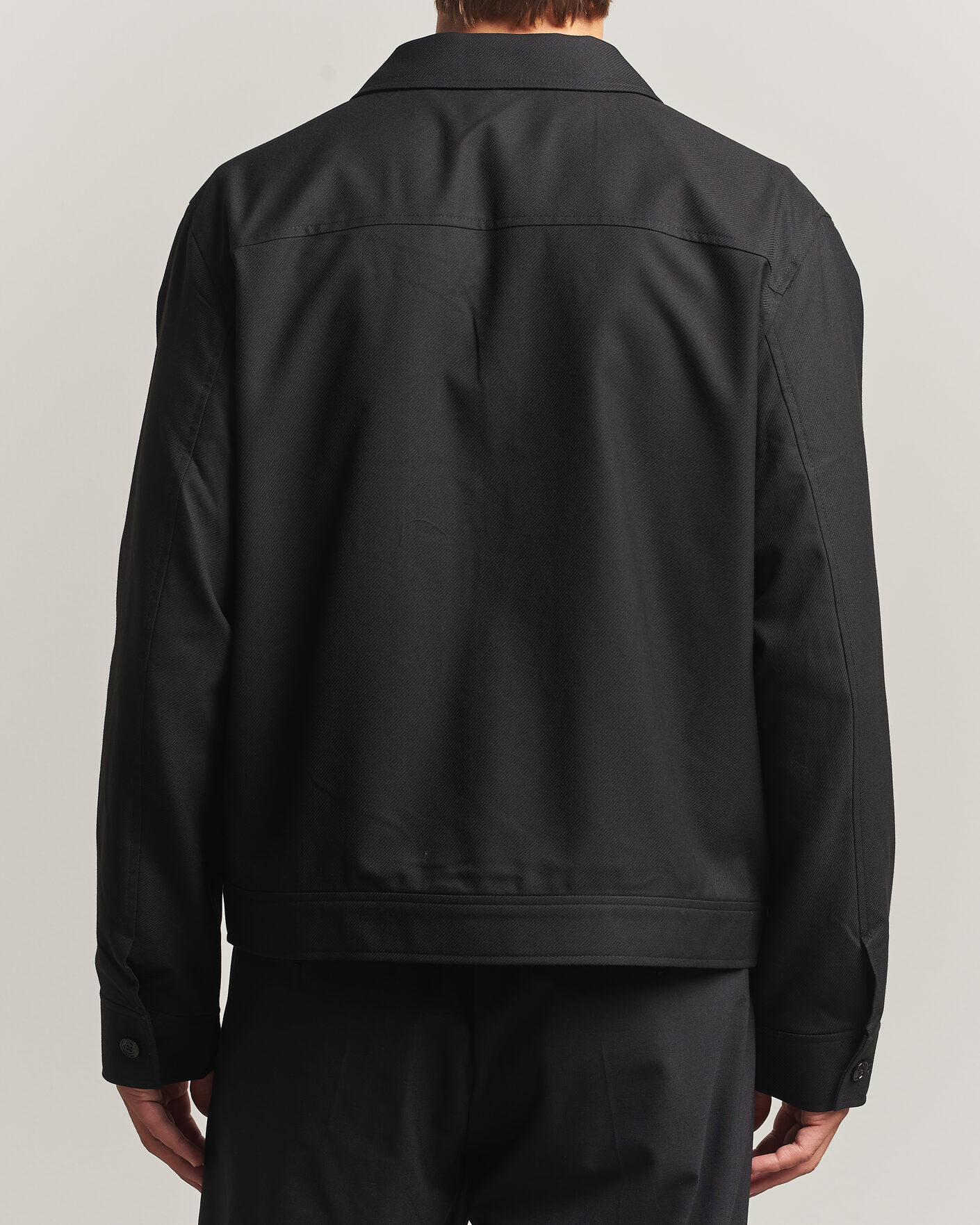 Herre | Jakker | J.Lindeberg | Jevin Brushed Twill Jacket Black