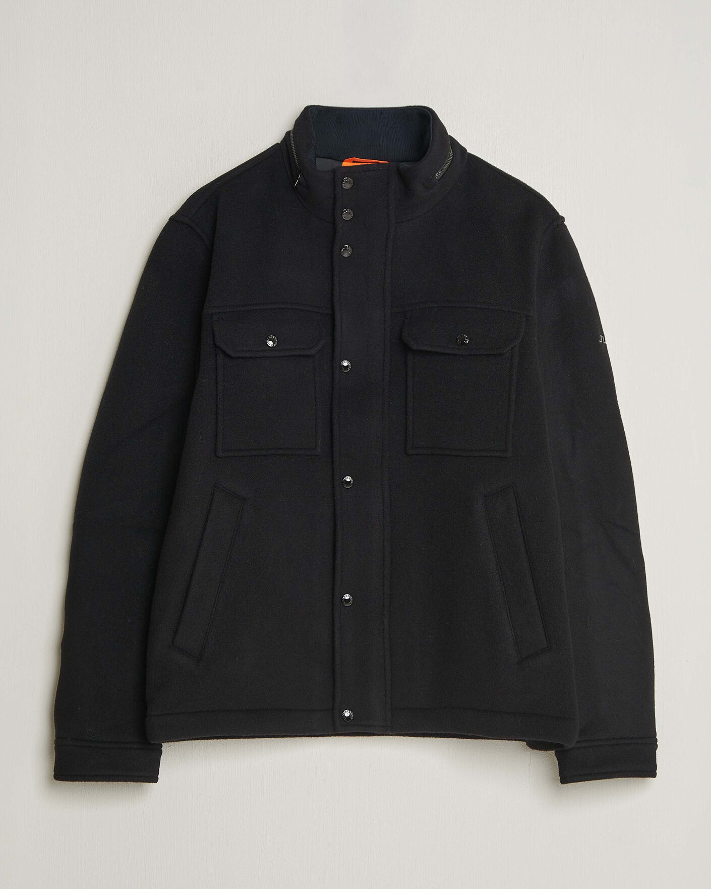 Herre | Jakker | J.Lindeberg | Bailey Wool Field Jacket Black