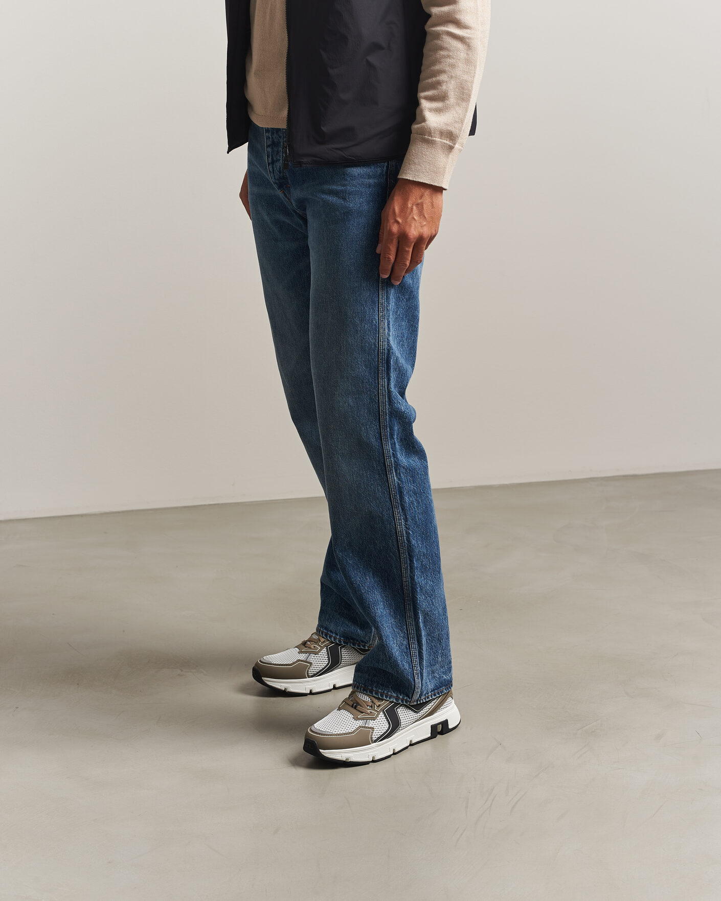 Herre | Sneakers | J.Lindeberg | Vent 500 Sport Running Sneaker Brindle