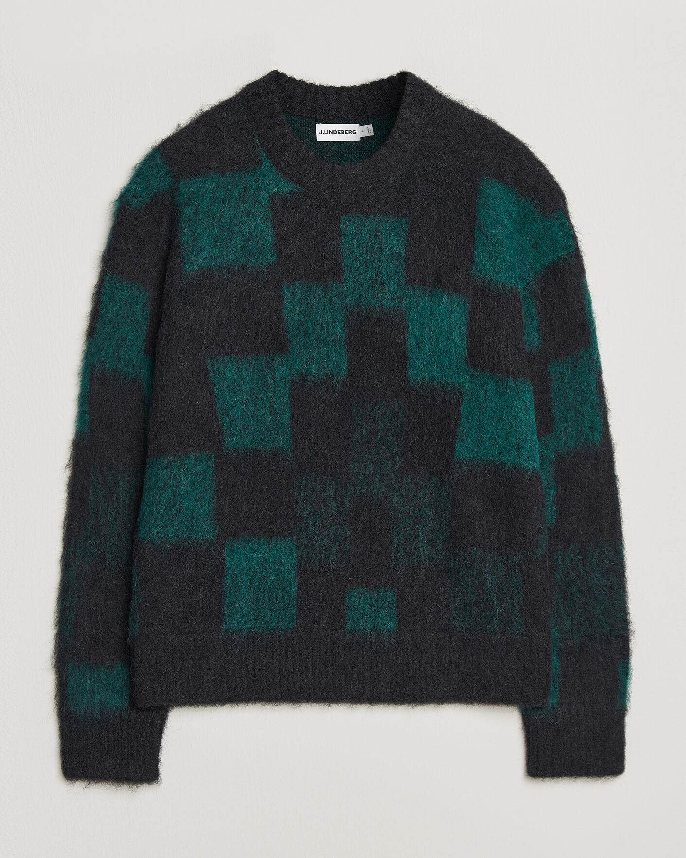 Herre | Trøjer | J.Lindeberg | Hank Graphic Knitted Sweater Forest Biome