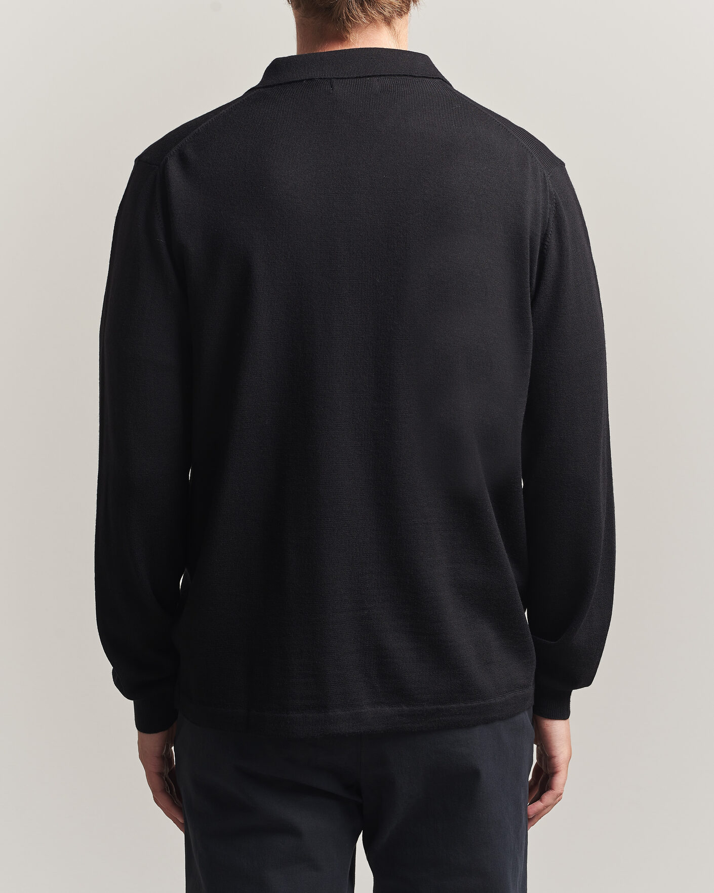 Herre | Trøjer | J.Lindeberg | Kaleb Merino Full Zip Black