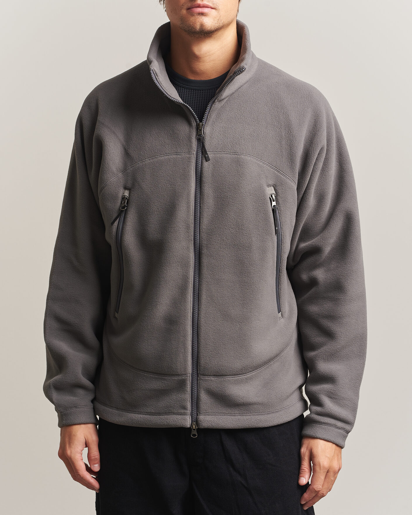 Herre | Trøjer | Goldwin | Polartec Fleece Jacket Lunar Gray