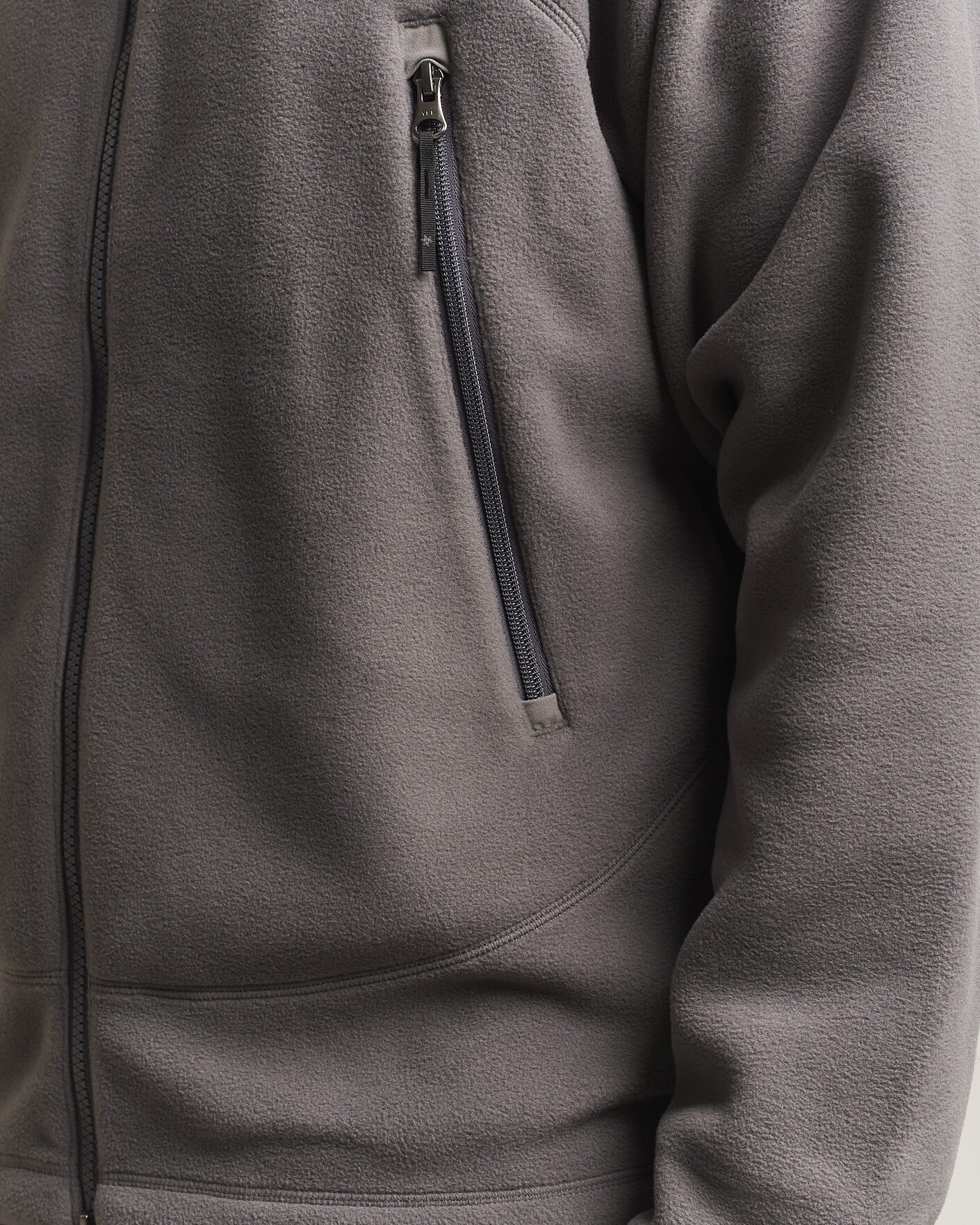 Herre | Trøjer | Goldwin | Polartec Fleece Jacket Lunar Gray
