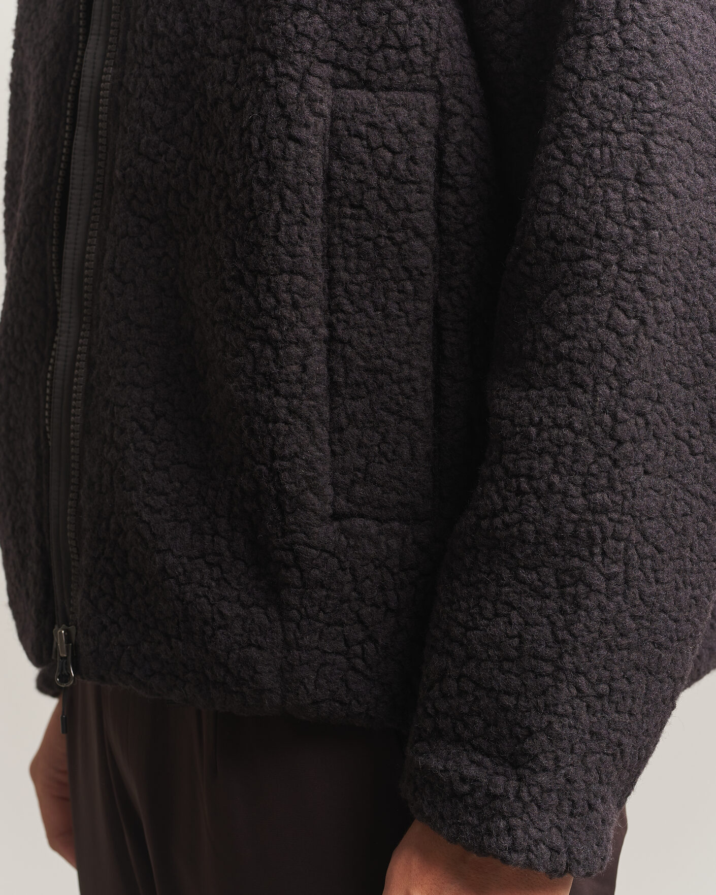 Herre | Trøjer | Goldwin | Deep Pile Fleece Jacket Espresso