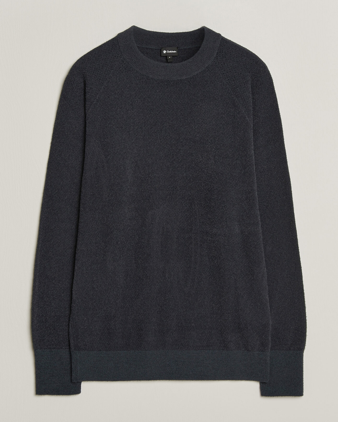 Herre | Trøjer | Goldwin | Mesh Pile Crew Neck Wolf Gray