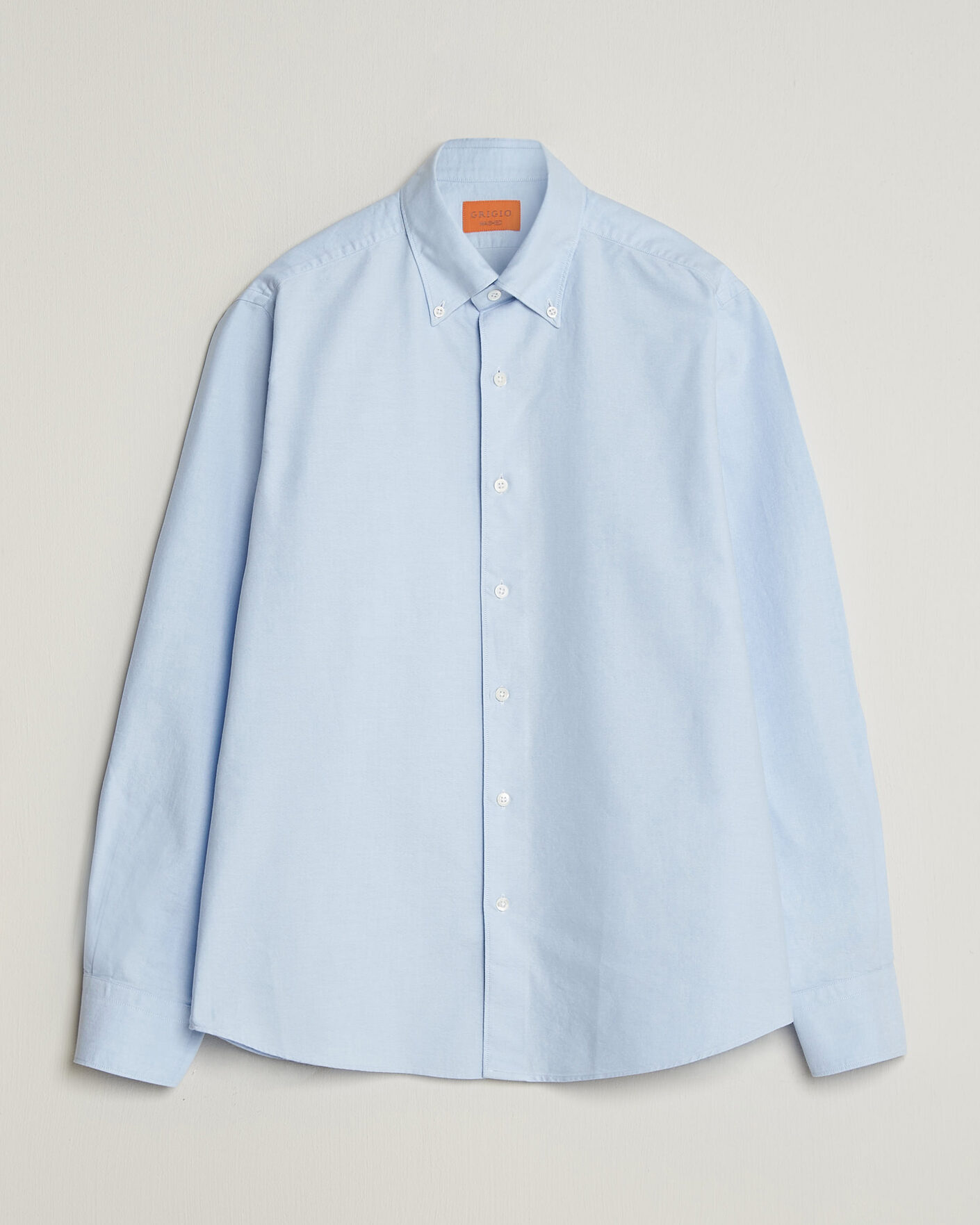 Herre | Skjorter | Grigio | Oxford Button Down Shirt Light Blue