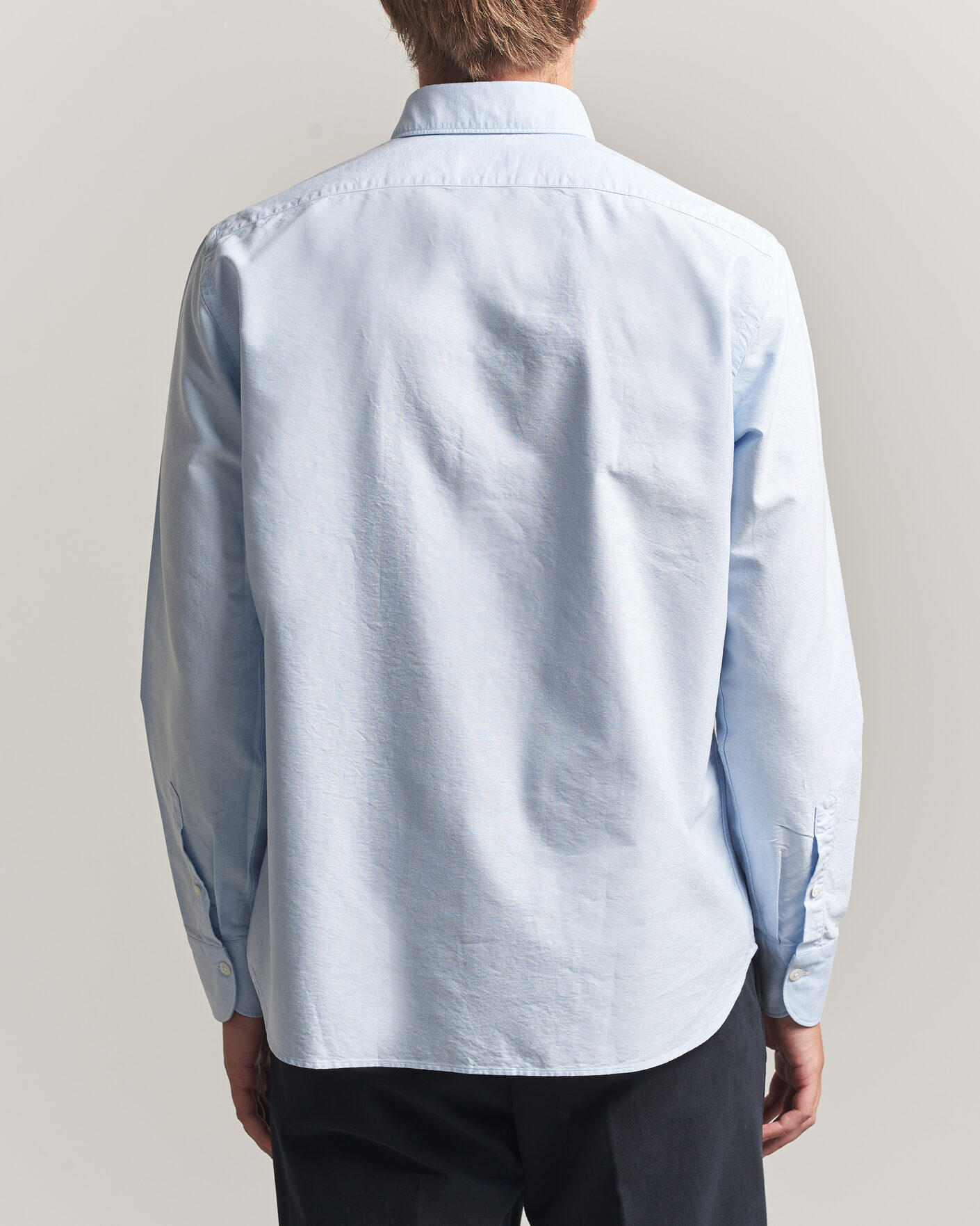 Herre | Skjorter | Grigio | Oxford Button Down Shirt Light Blue