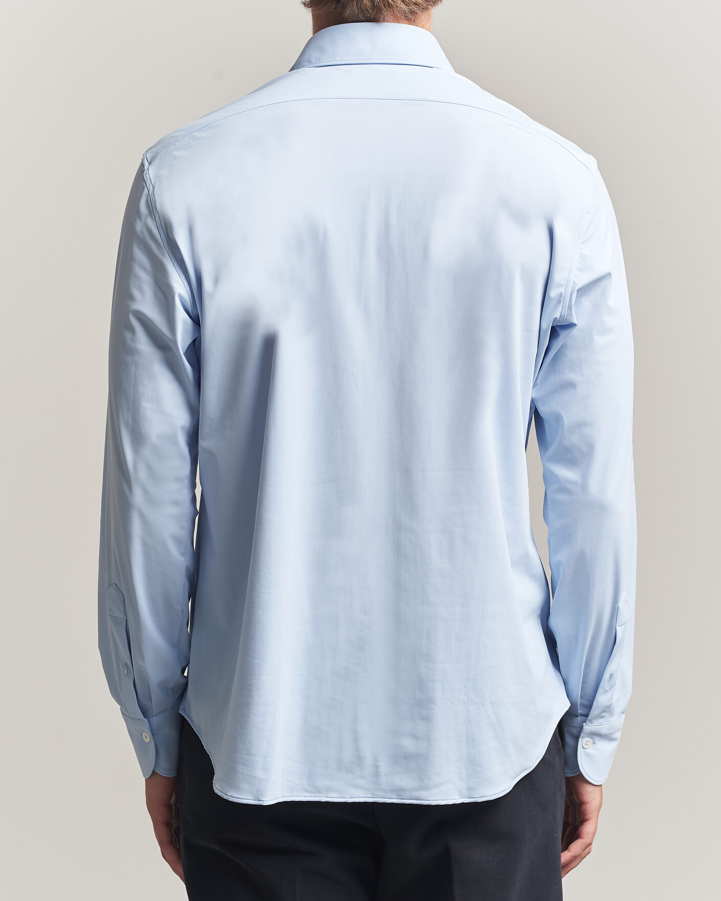 Herre | Skjorter | Grigio | Jersey Shirt Light Blue
