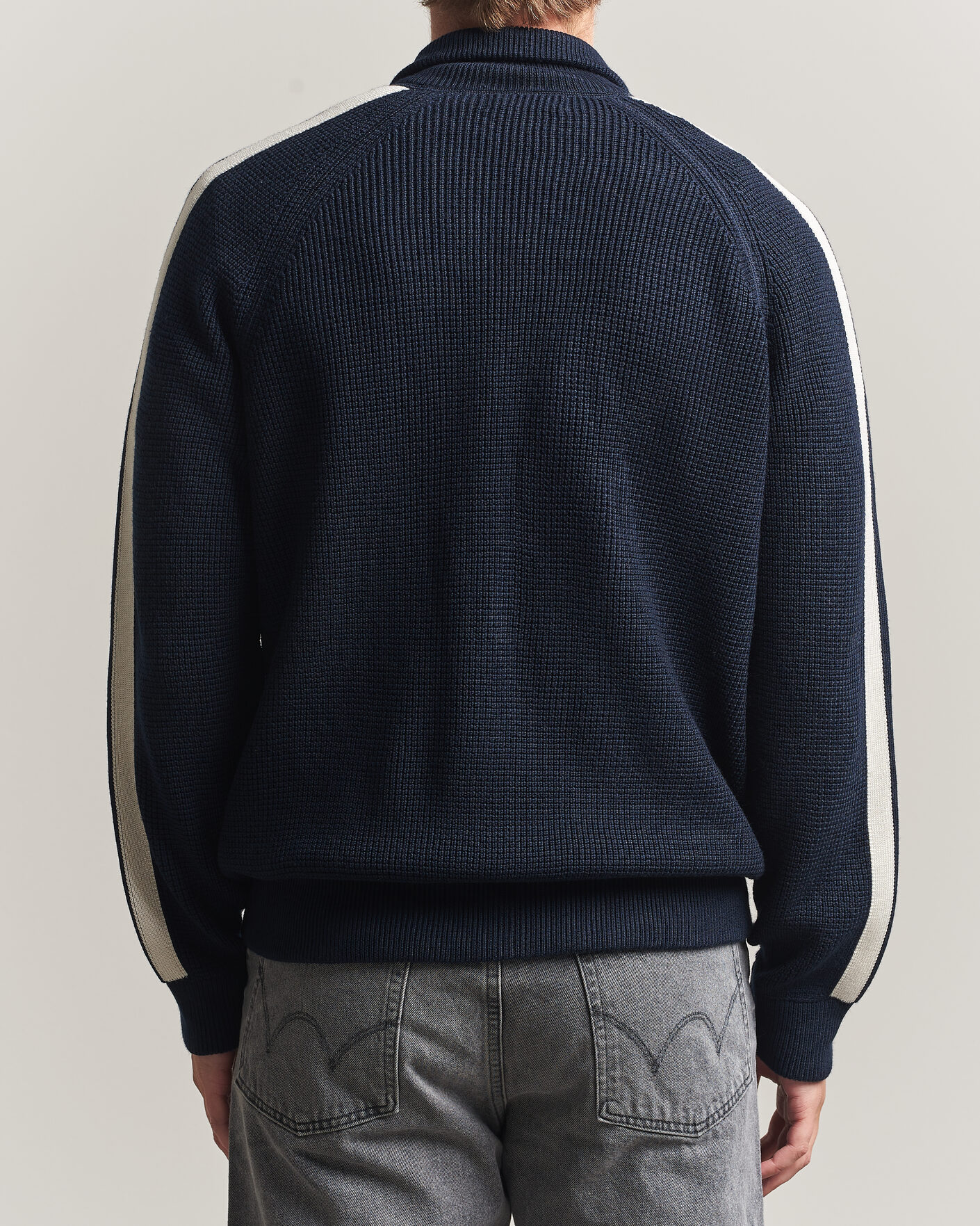 Herre | Trøjer | J.Lindeberg | Craig Knitted Full Zip JL Navy