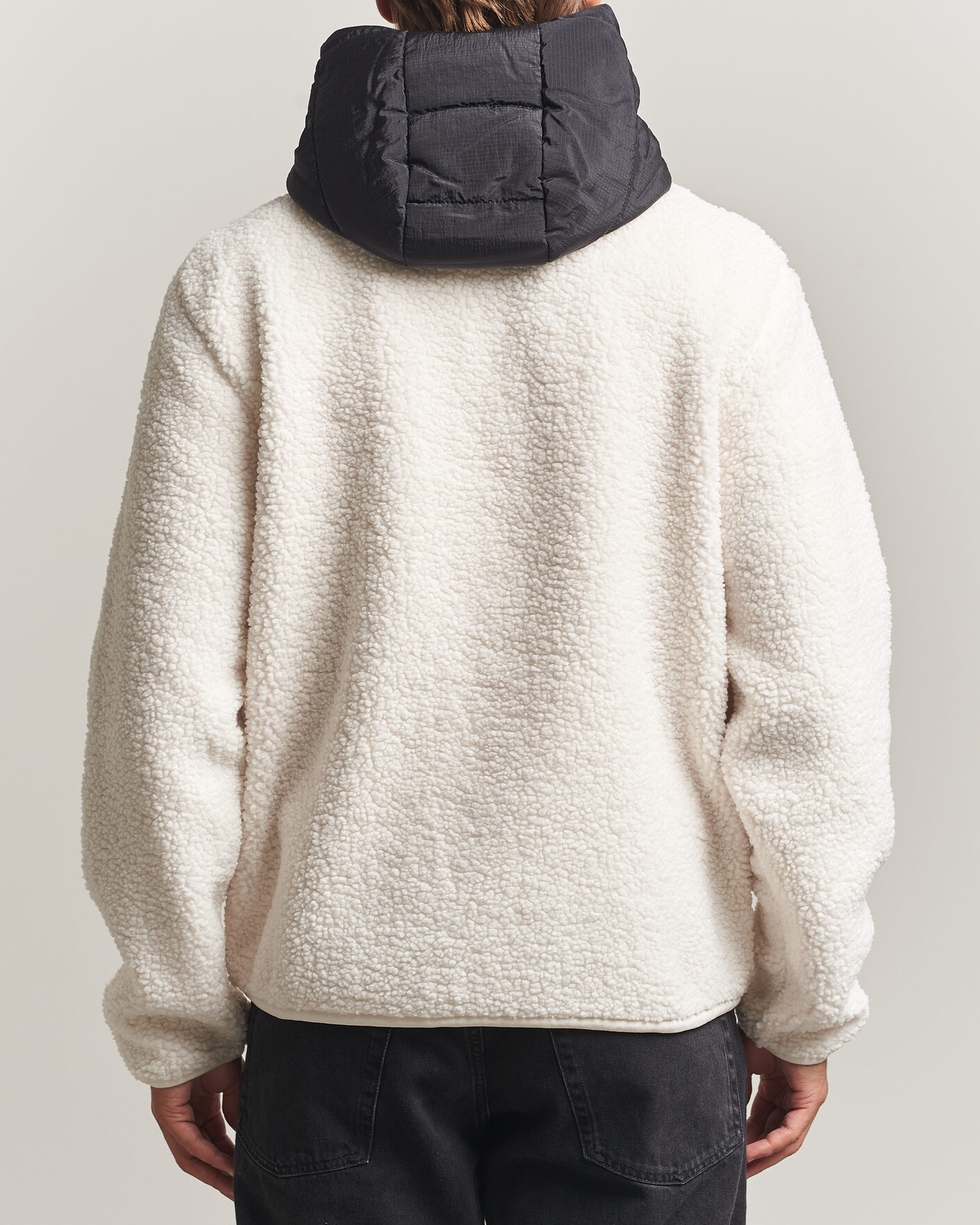 Herre | Trøjer | J.Lindeberg | Varek Hybrid Hooded Full Zip Tofu