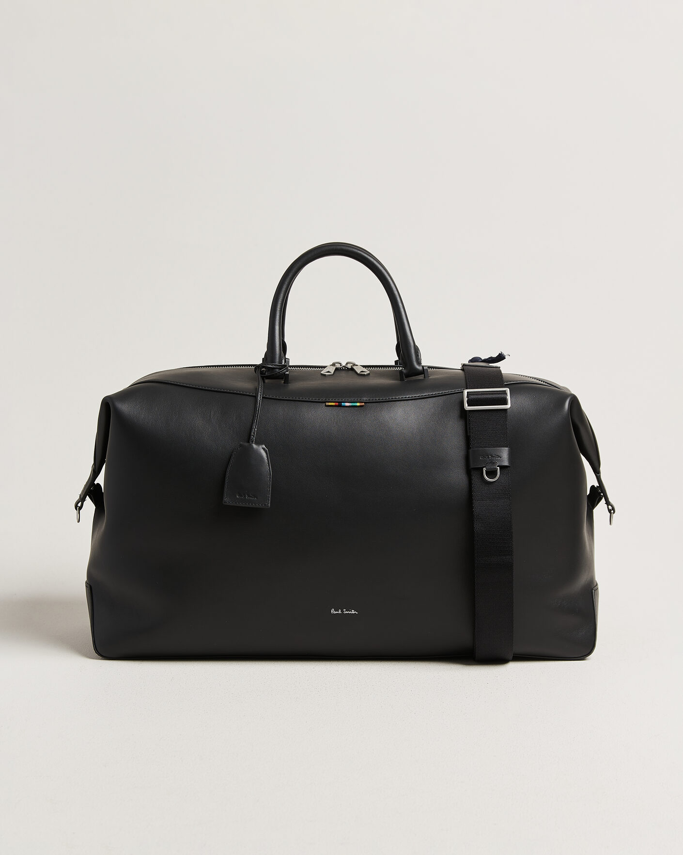 Herre | Tasker | Paul Smith | Leather Holdall Black