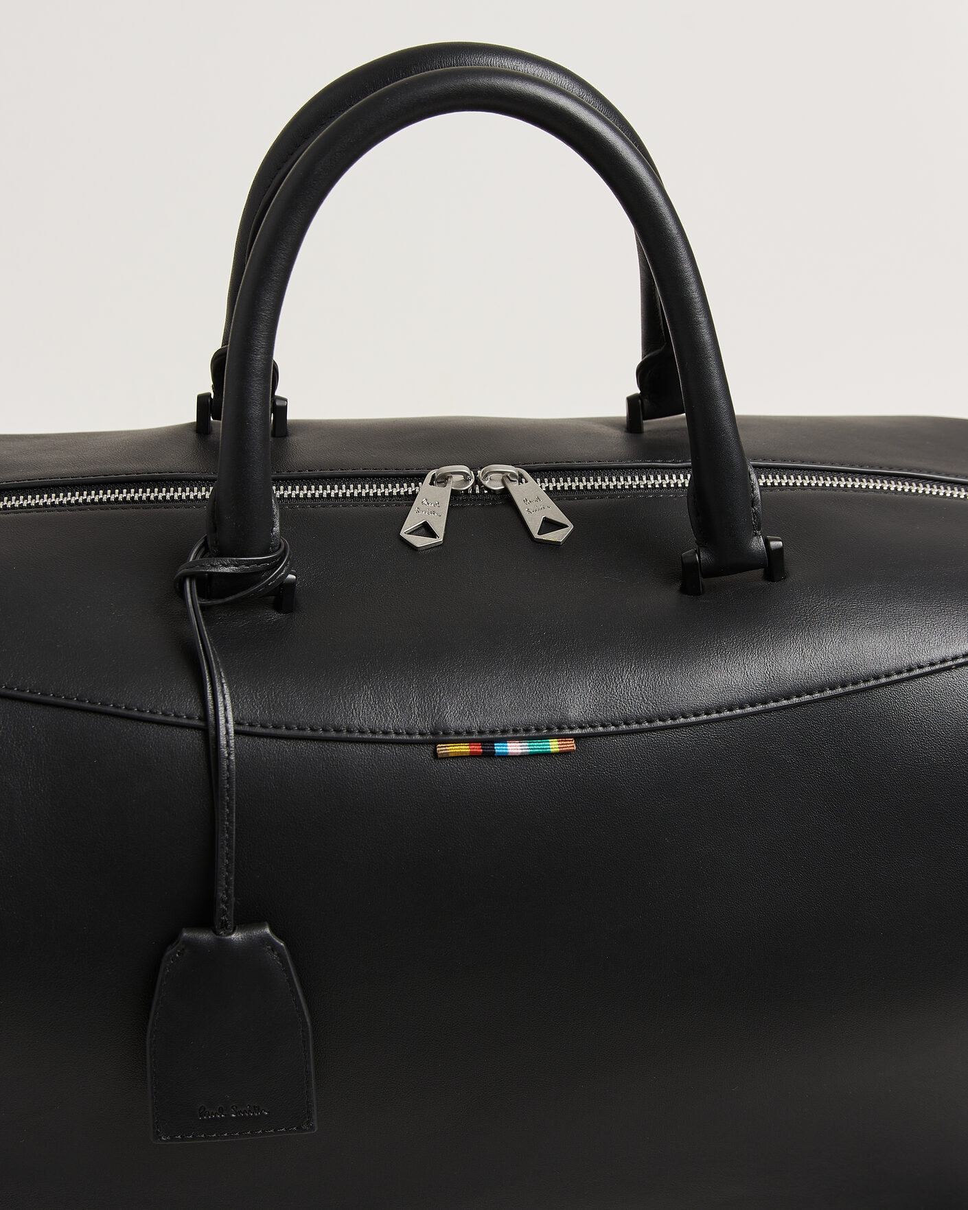 Herre | Tasker | Paul Smith | Leather Holdall Black