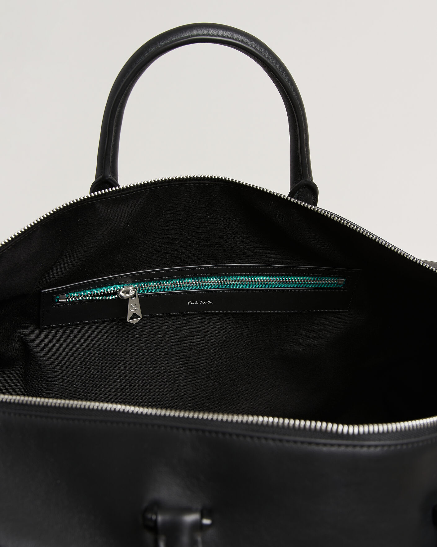 Herre | Tasker | Paul Smith | Leather Holdall Black