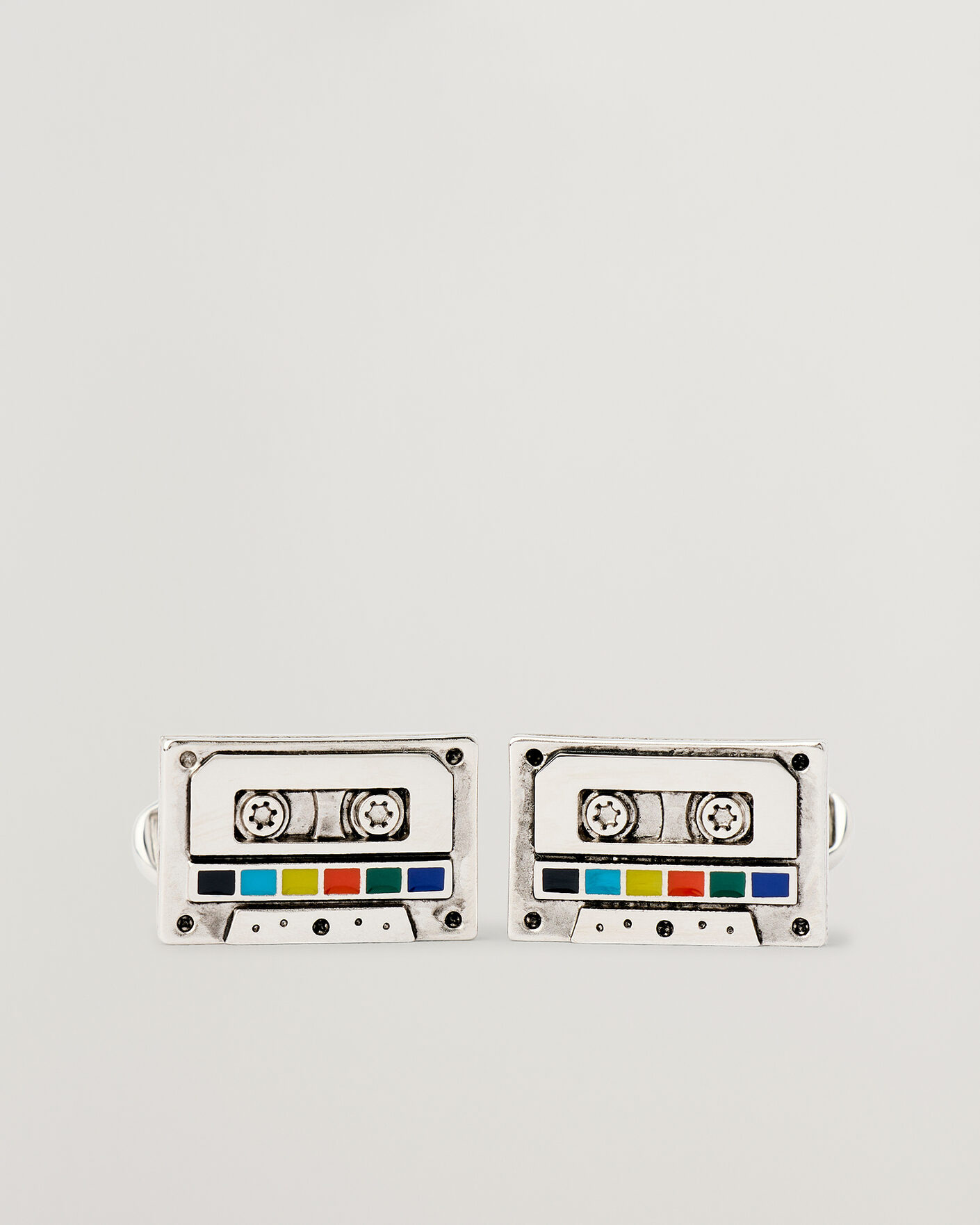 Herre | Manchetknapper | Paul Smith | Tape Cufflink Silver