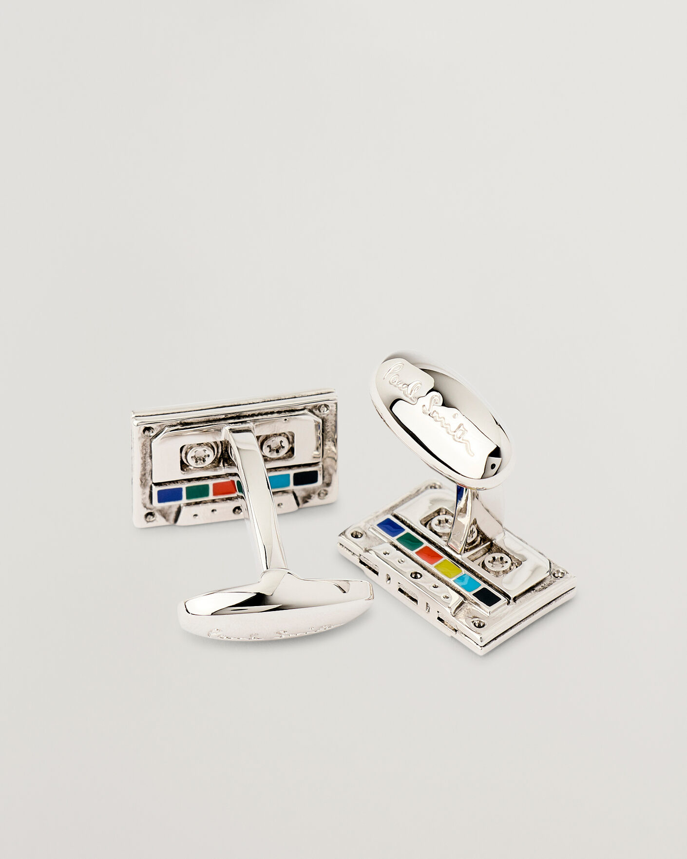 Herre | Manchetknapper | Paul Smith | Tape Cufflink Silver