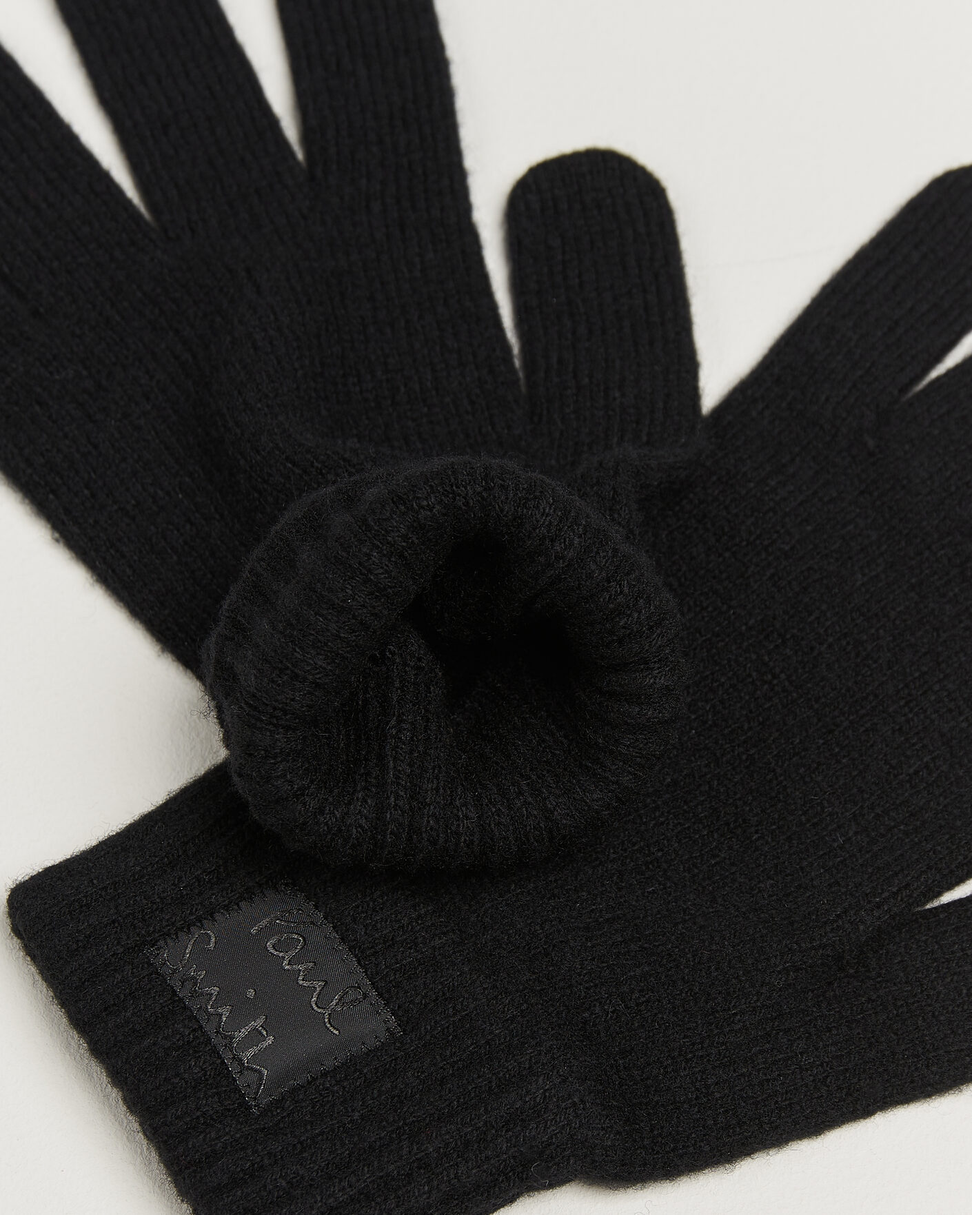 Herre | Handsker | Paul Smith | Cashmere Glove Black